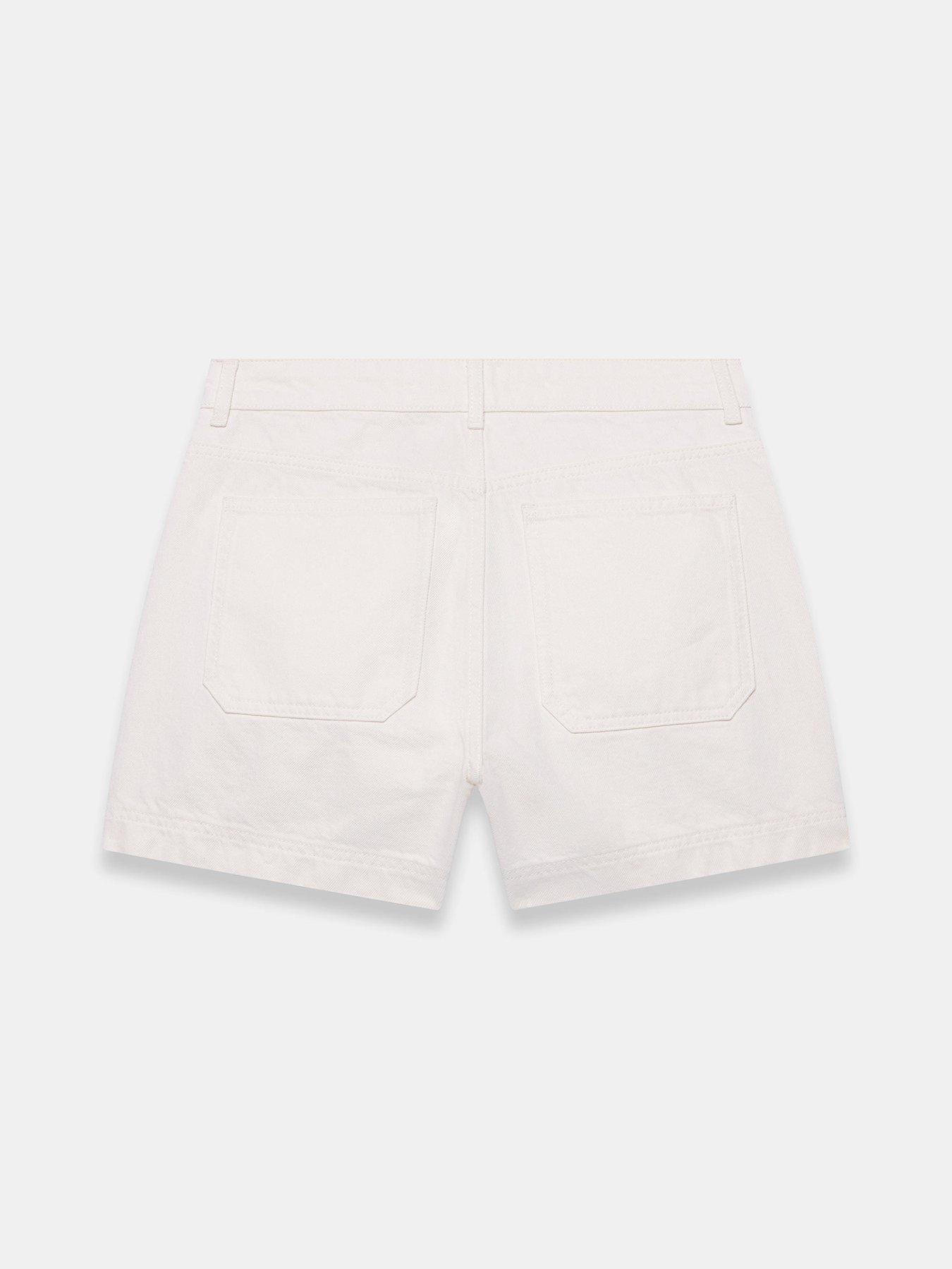 Image 6 of 6 of Mint Velvet ocket Detail Short - White