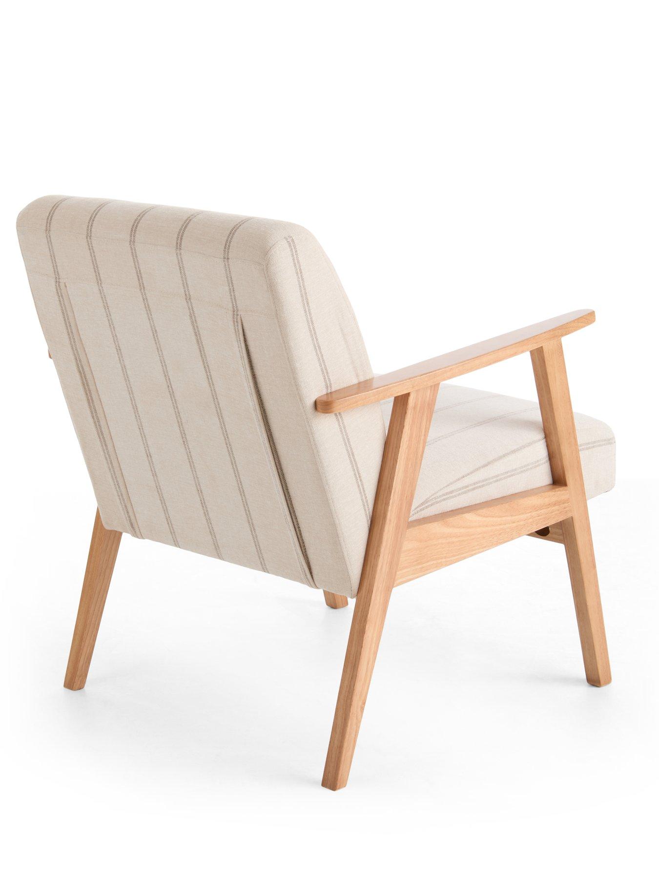 Image 5 of 7 of The Very Collection Cora Stripe Accent Chair