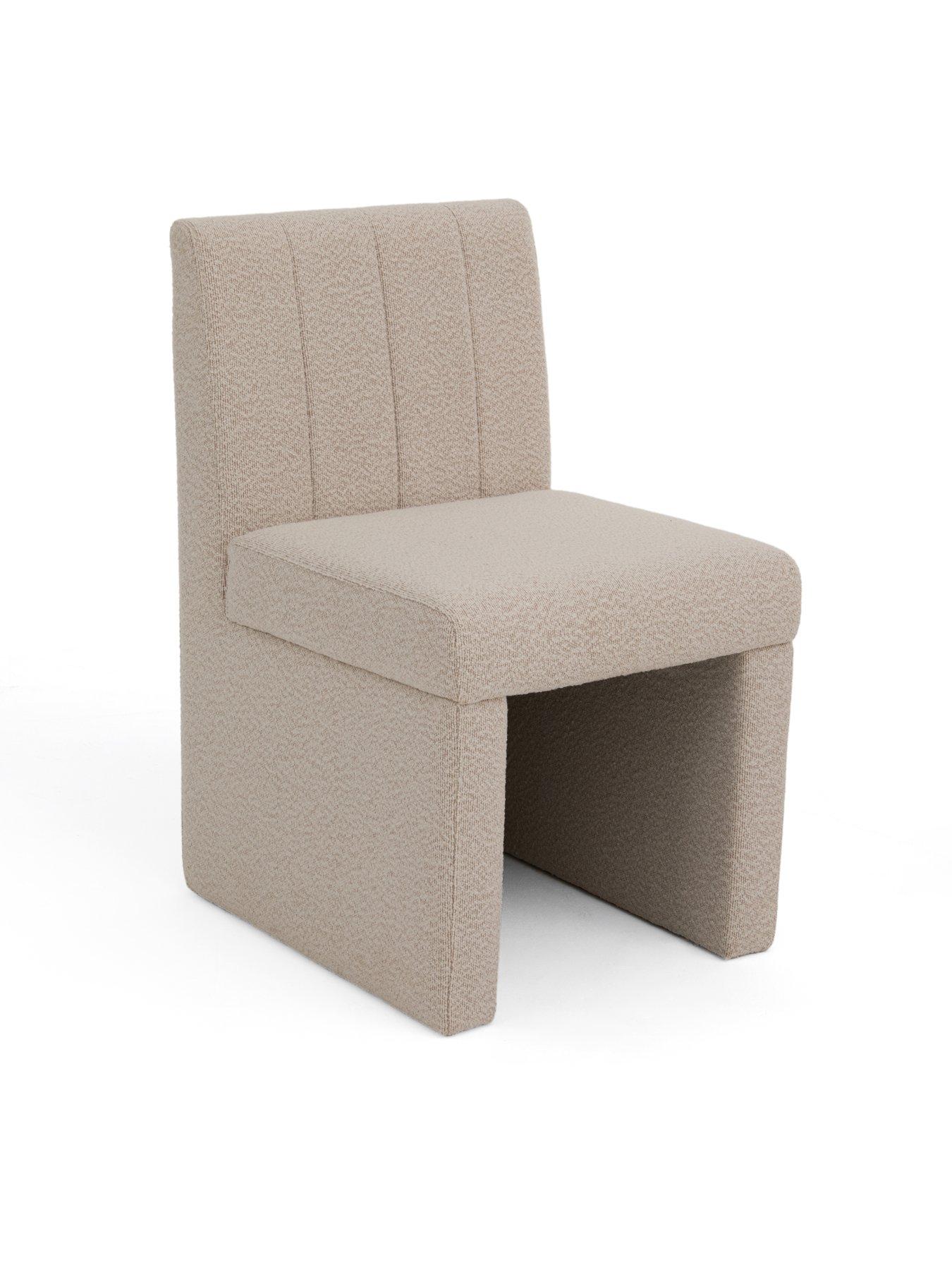 Image 4 of 7 of The Very Collection Sander Single&nbsp;Dining Chair - Boucle