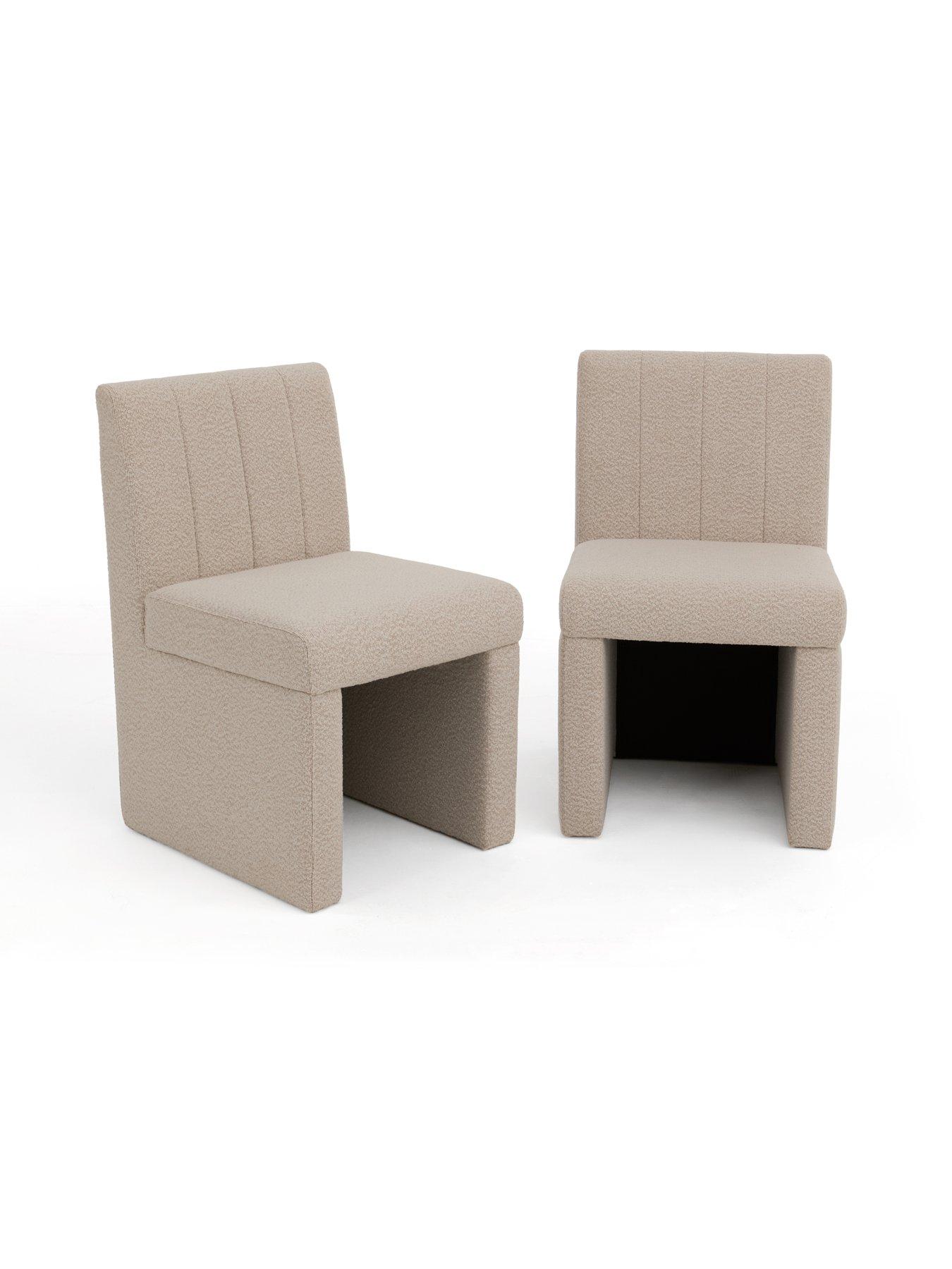Image 7 of 7 of The Very Collection Sander Single&nbsp;Dining Chair - Boucle