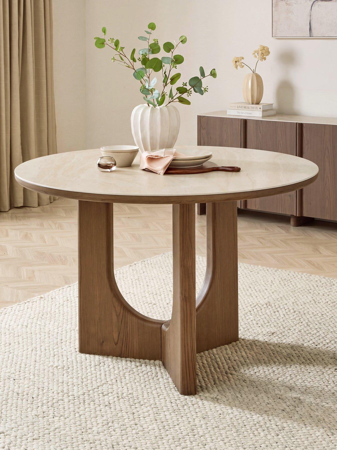 Michelle Keegan Home Esta 120cm Round Dining Table - FSC® Certified
