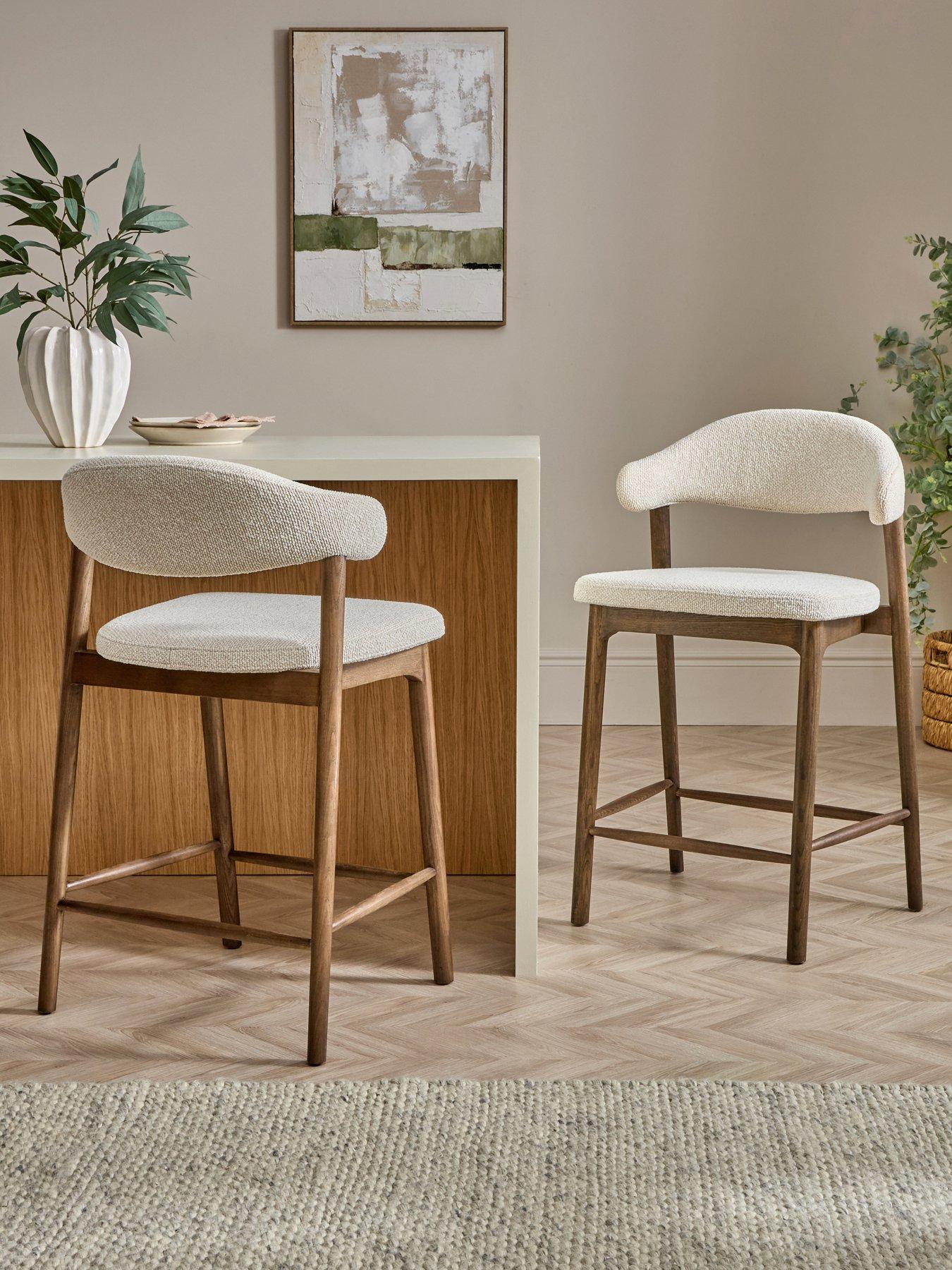 Image 1 of 7 of Michelle Keegan Home Esta Pair Of Bar Stools - FSC&reg; Certified