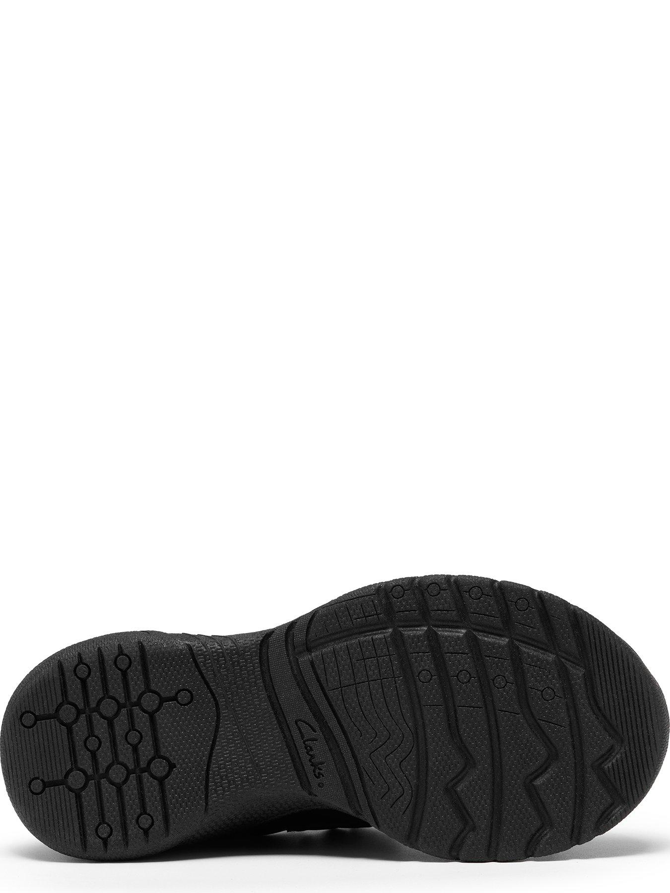 Image 5 of 6 of Clarks Kids Feather Skip Strap Trainer - Black