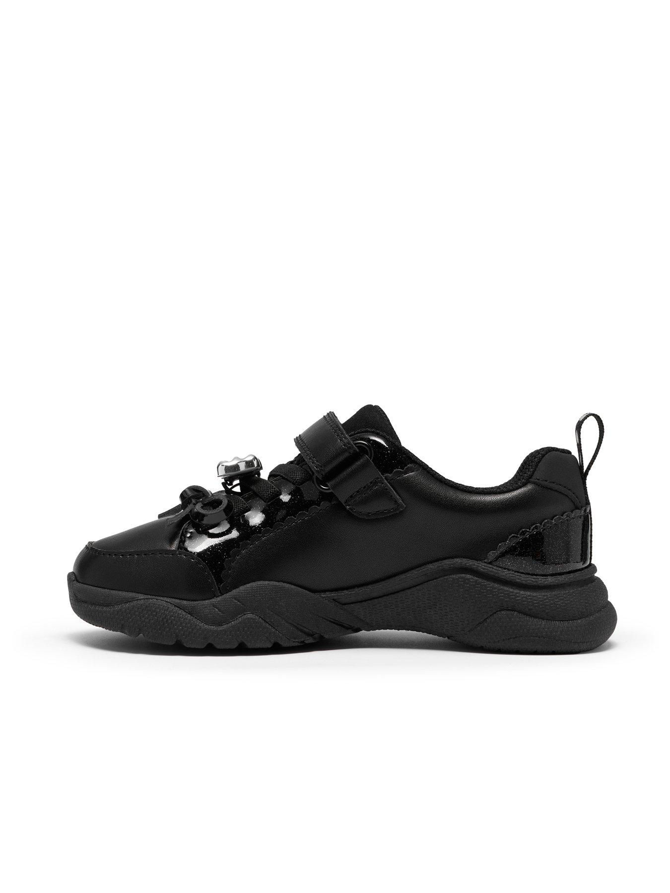 Image 6 of 6 of Clarks Kids Feather Skip Strap Trainer - Black