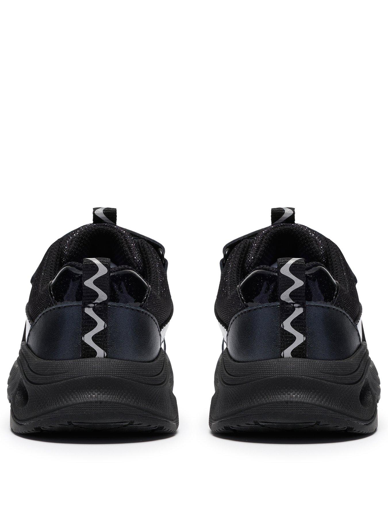 Image 3 of 6 of Clarks Kids Gleam Fly Trainer - Black