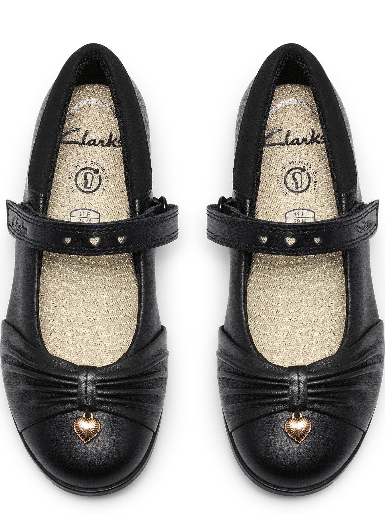 Image 4 of 6 of Clarks Toddler Lock Gem Leather Mary-jane - Black