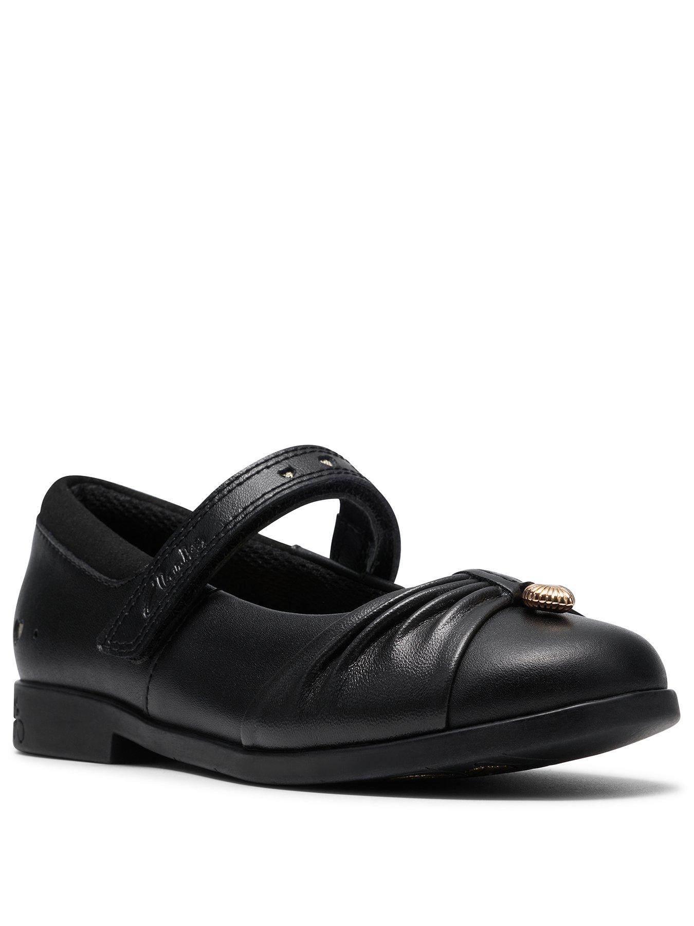 Image 2 of 6 of Clarks Junior Relda Magic T-bar Patent Shoe - Black