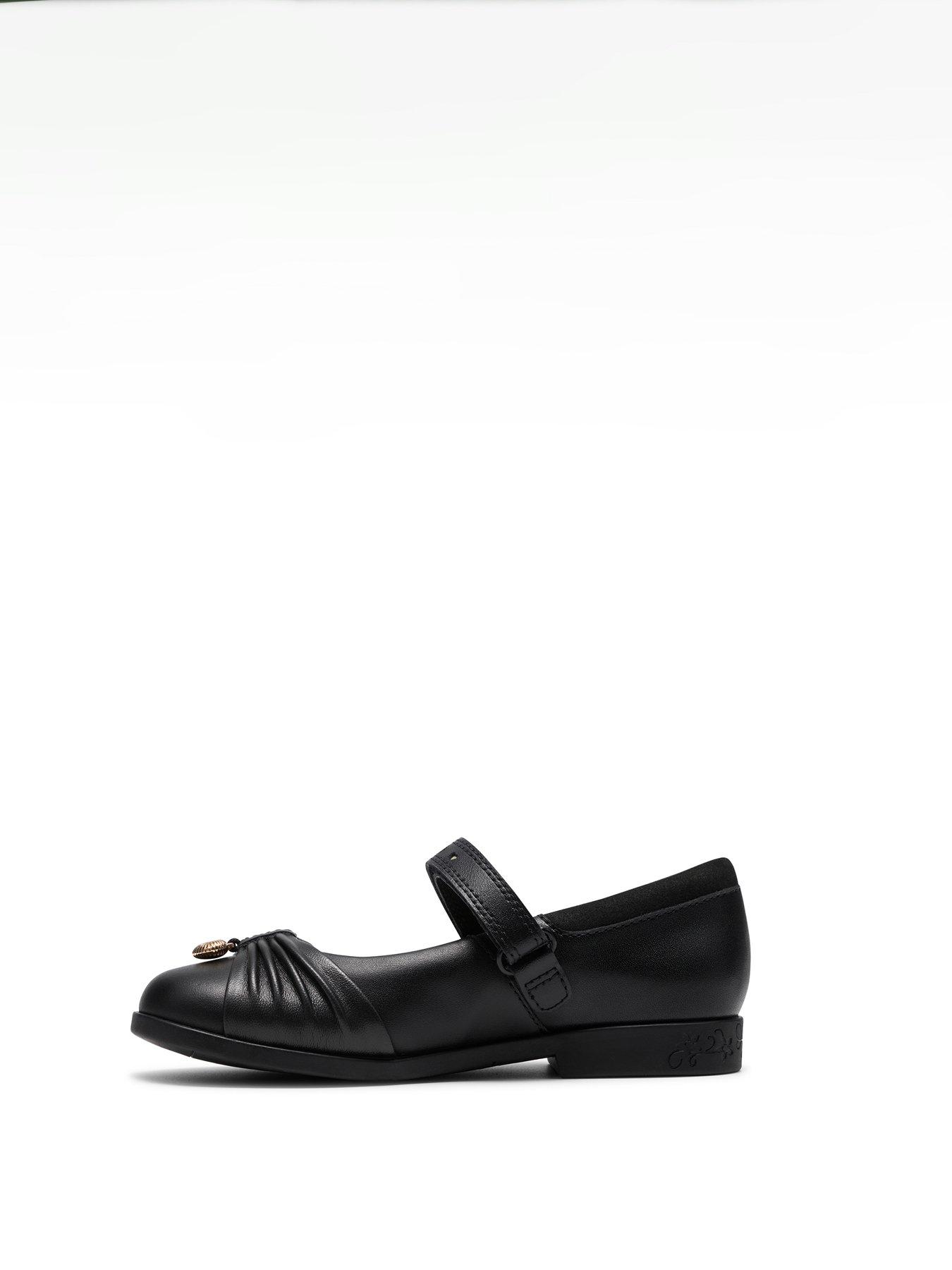 Image 6 of 6 of Clarks Junior Relda Magic T-bar Patent Shoe - Black