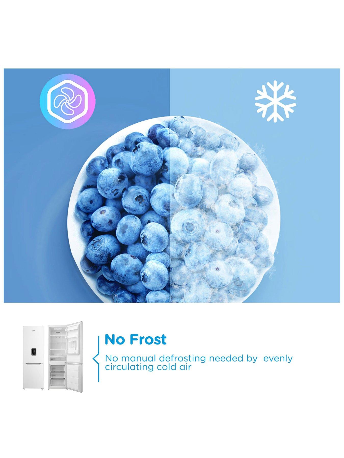 Image 4 of 7 of Midea MDRB424FGD01W Super Cool Technology 60cm Fridge Freezer White