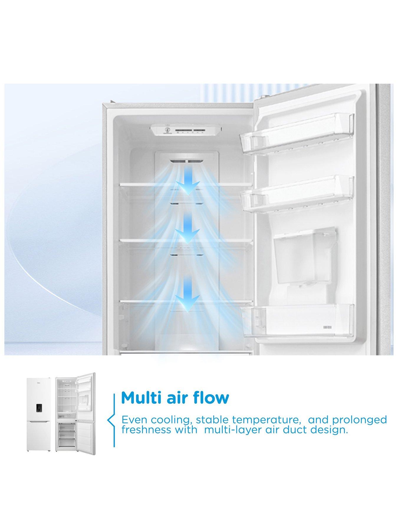 Image 5 of 7 of Midea MDRB424FGD01W Super Cool Technology 60cm Fridge Freezer White