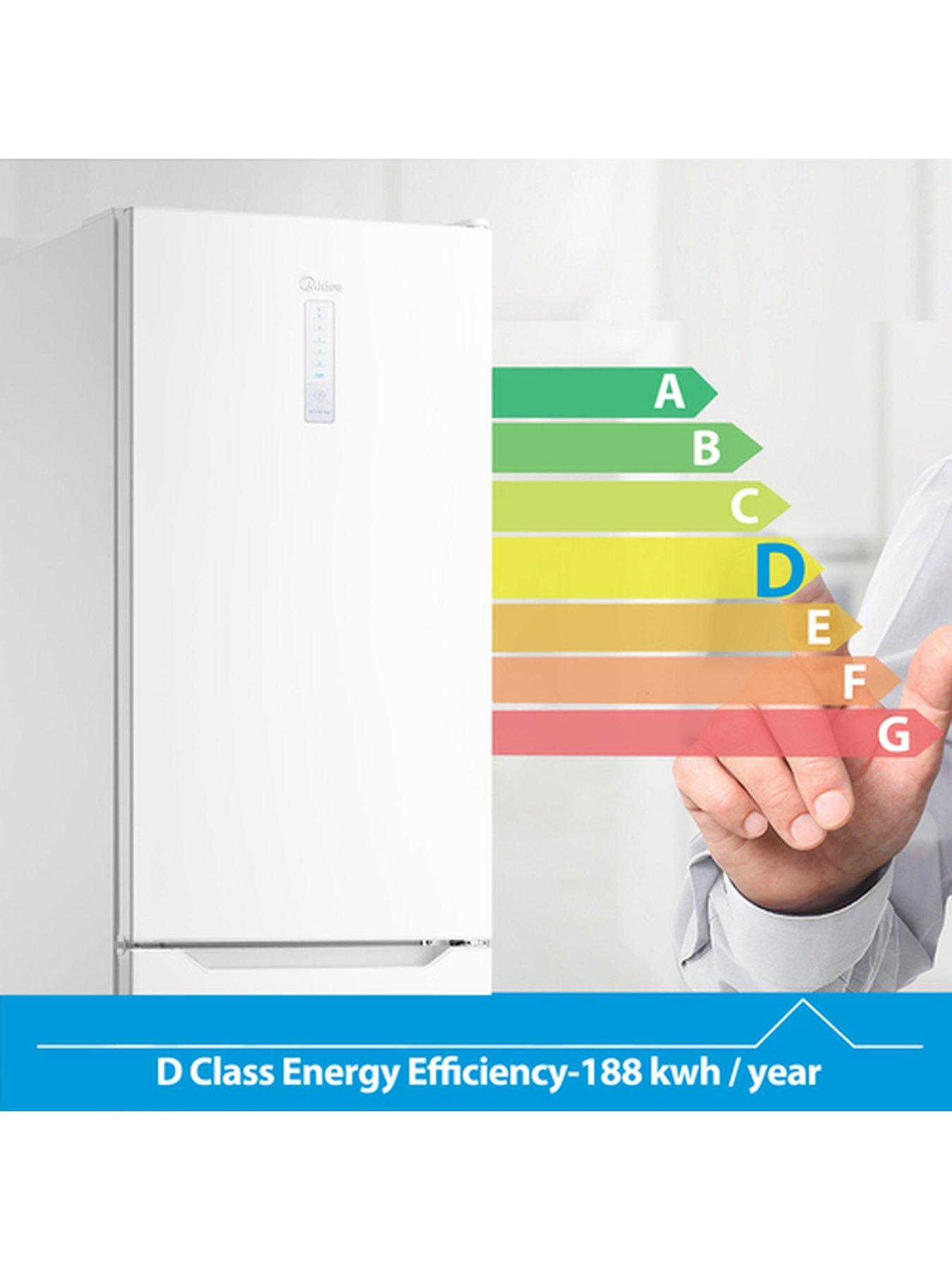 Image 5 of 7 of Midea MDRB424FGD01O Super Cool Technology 60cm Fridge Freezer White