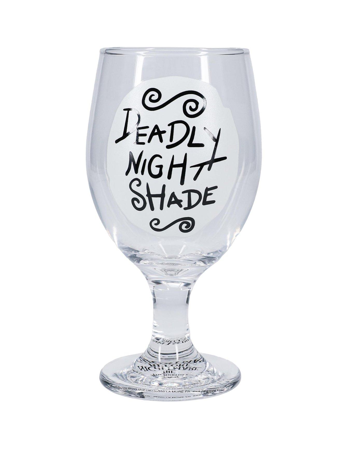 Nightmare Before Christmas Glow In The Dark Glass