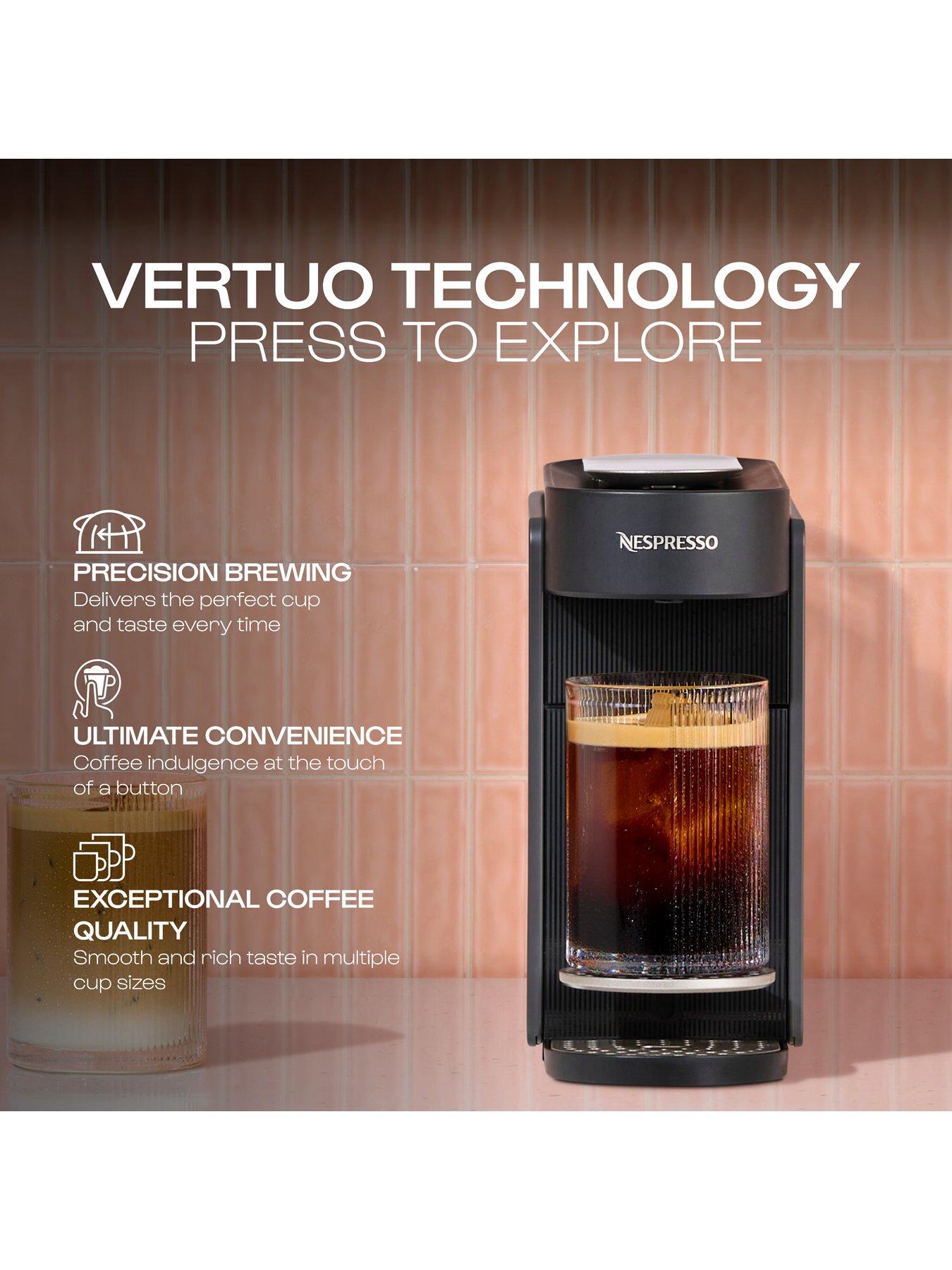 Nespresso Vertuo Up Coffee Machine by Krups - Black - XN9408G0 | Very