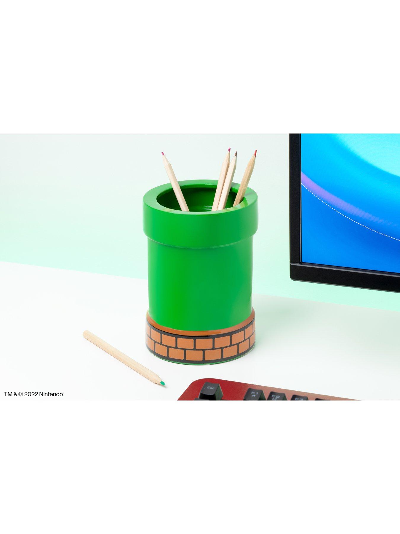 Image 3 of 3 of Super Mario Pipe Plant And Pen Pot