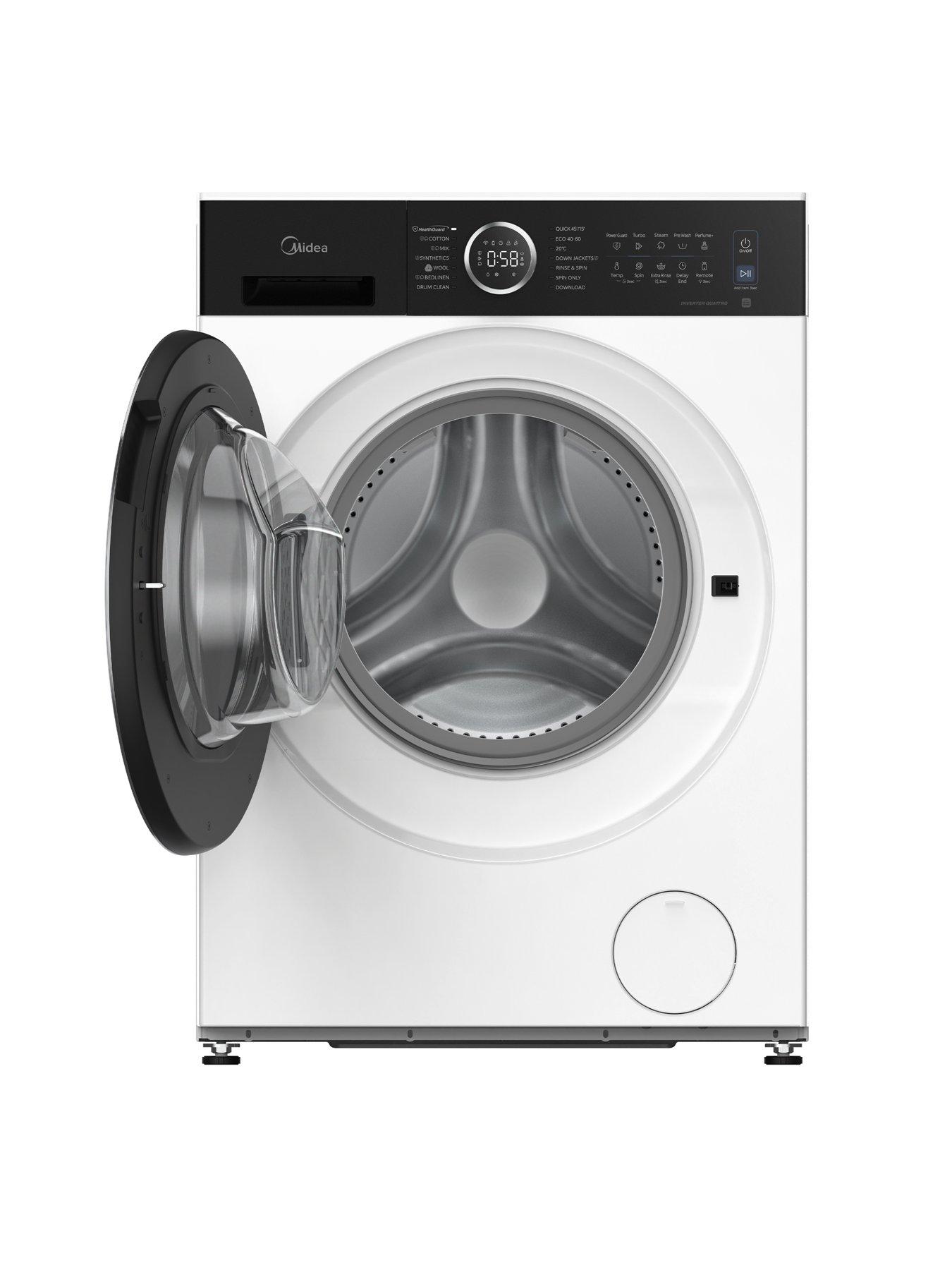 Image 6 of 7 of Midea MF205W100WBA30/W 10kg Steam Care Washing Machine White