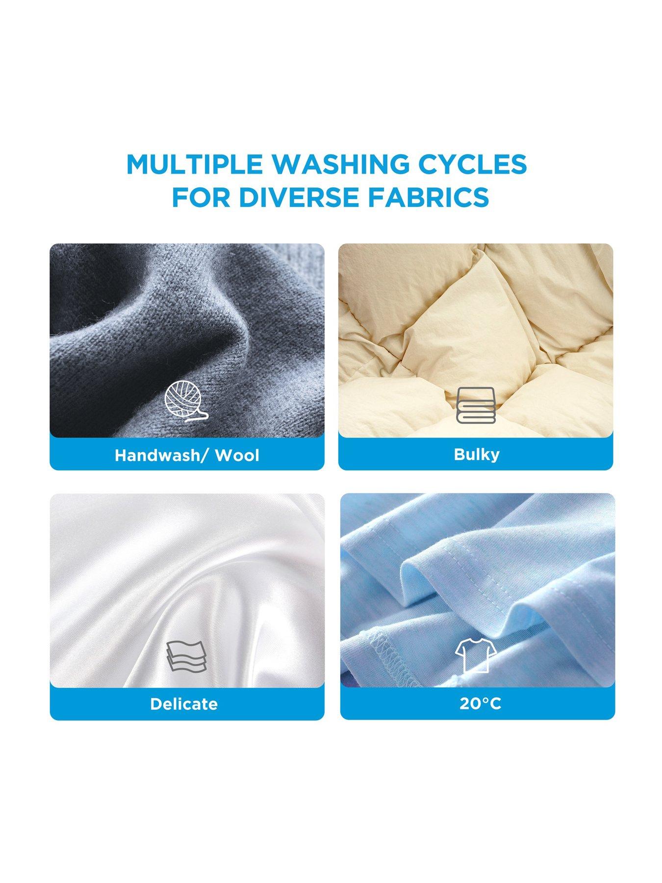 Image 5 of 7 of Midea MF110W80BA10/W 8kg Steam Care Washing Machine White