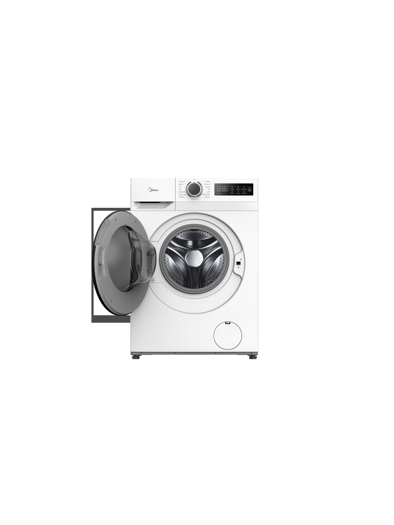 Image 6 of 7 of Midea MF110W80BA10/W 8kg Steam Care Washing Machine White