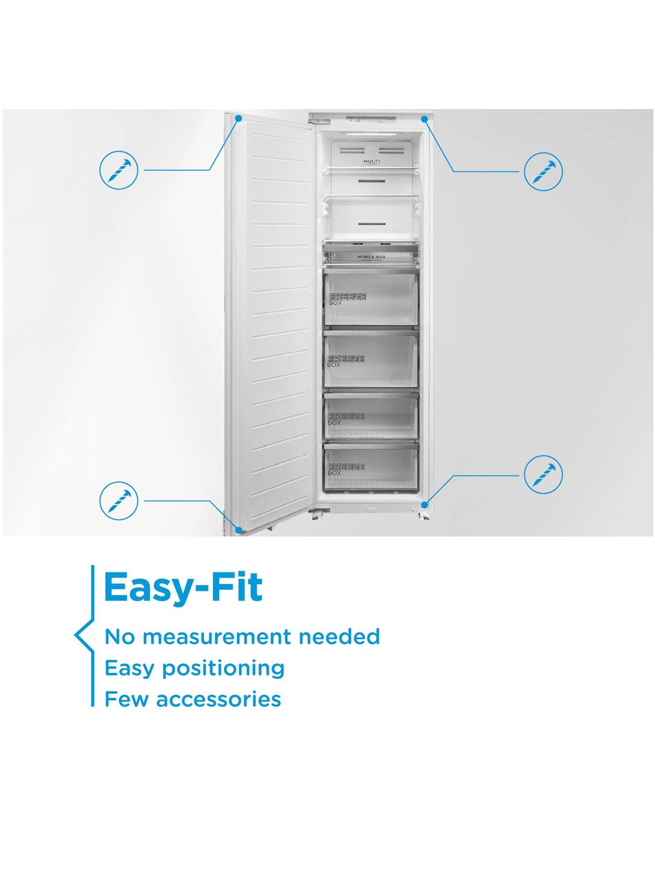 Image 5 of 7 of Midea MDRE306FGE01D Integrated Total No Frost Upright Freezer White