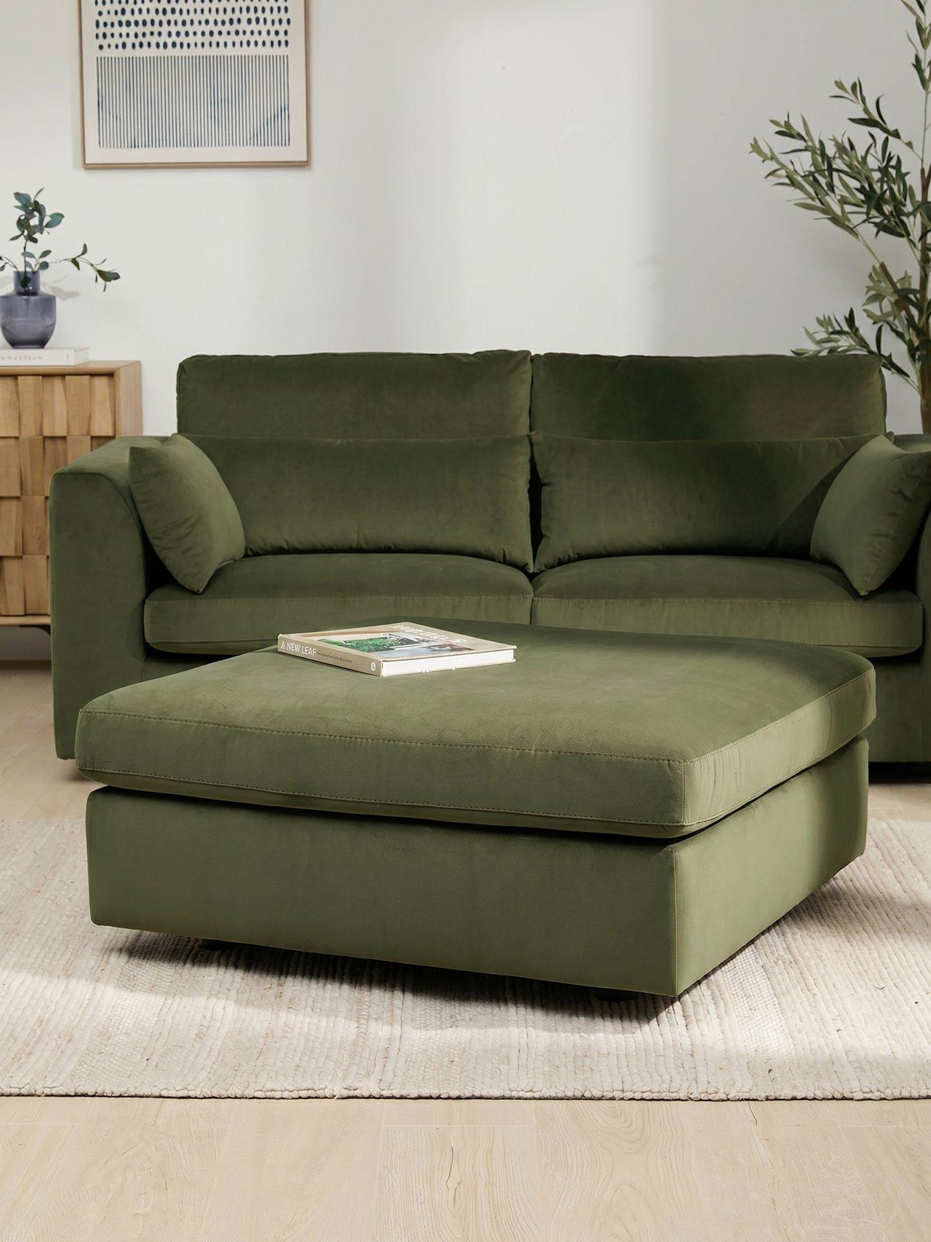 The Very Collection Hartley Square Footstool