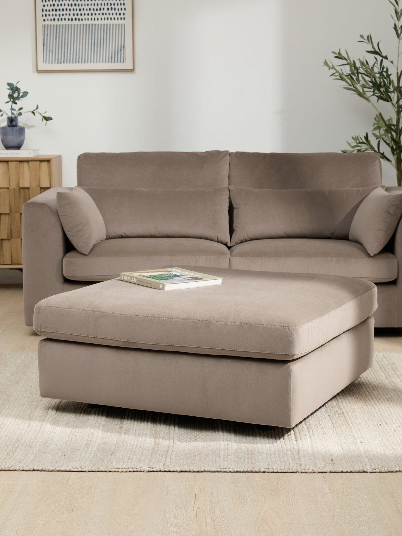 The Very Collection Hartley Square Footstool