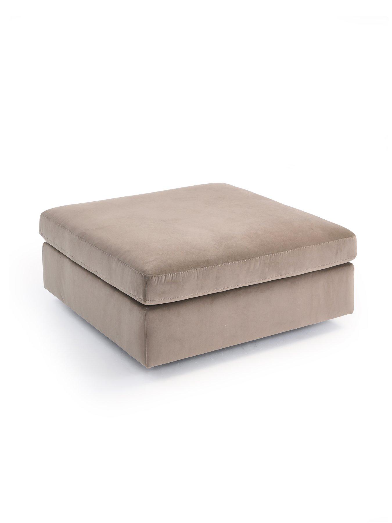 Image 3 of 7 of The Very Collection Hartley Square Footstool