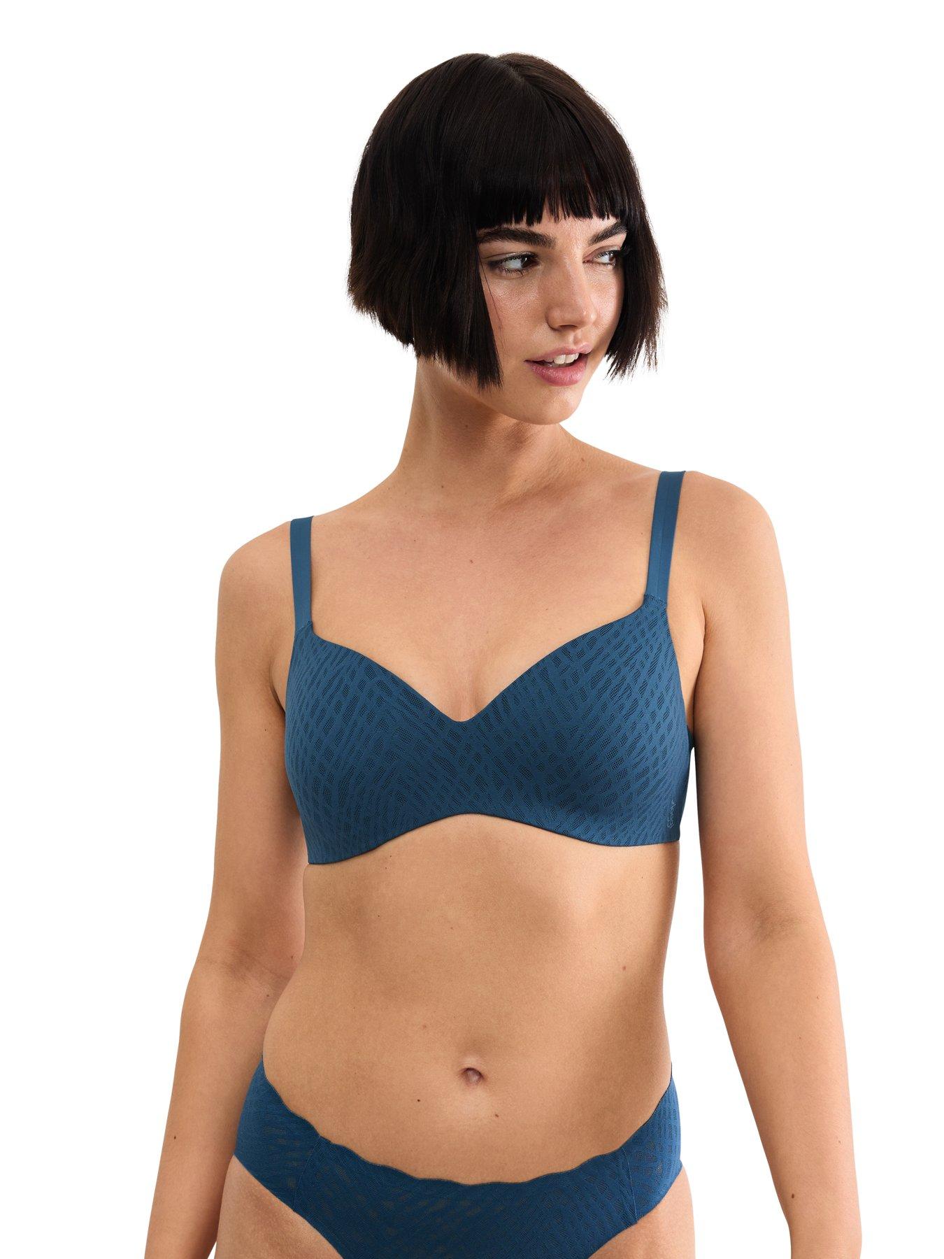 Sloggi Zero Feel Bliss The Up T-shirt Bra - Smokey Blue
