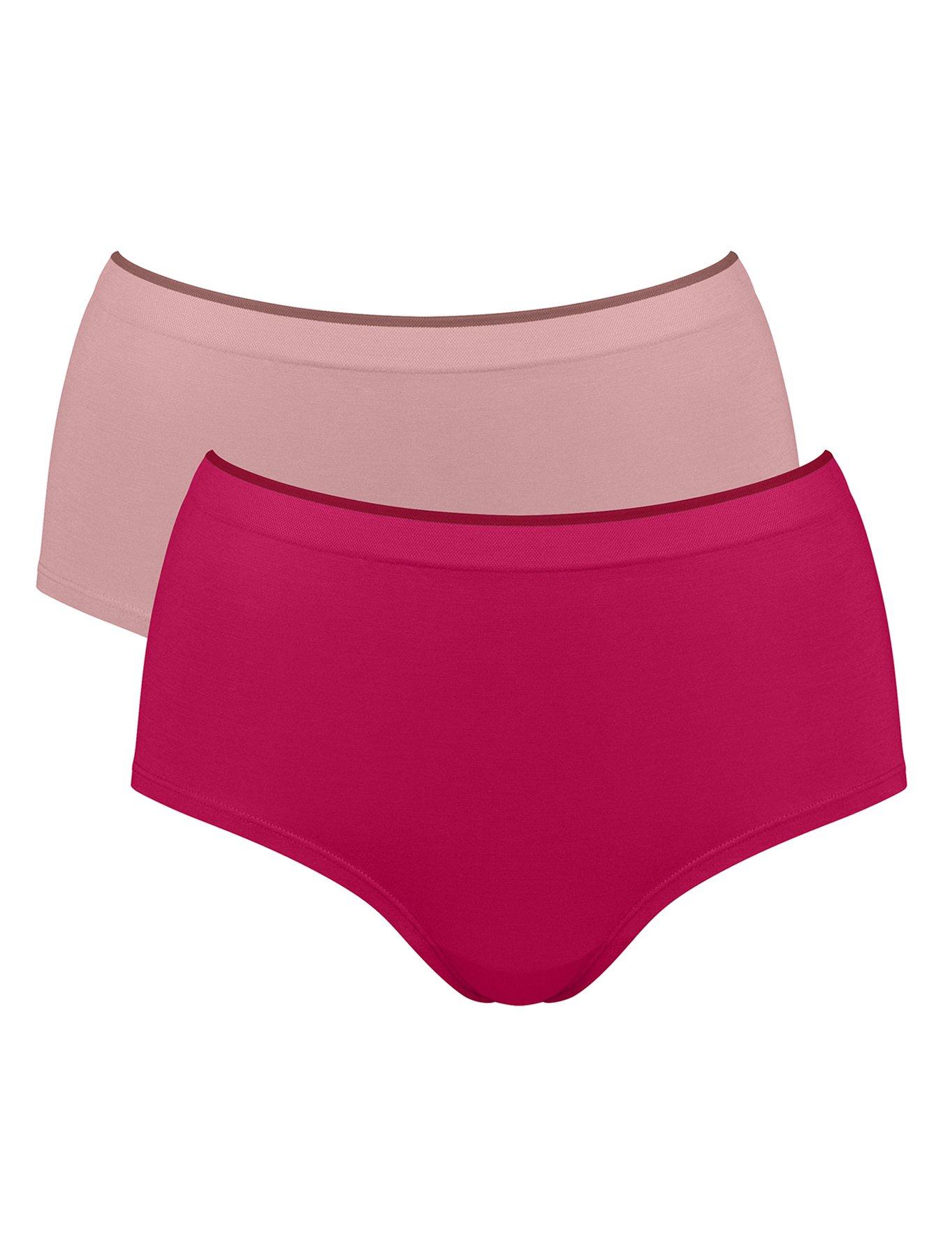 Sloggi Go Sense 2 Pack High Waist Brief - Blue Combo