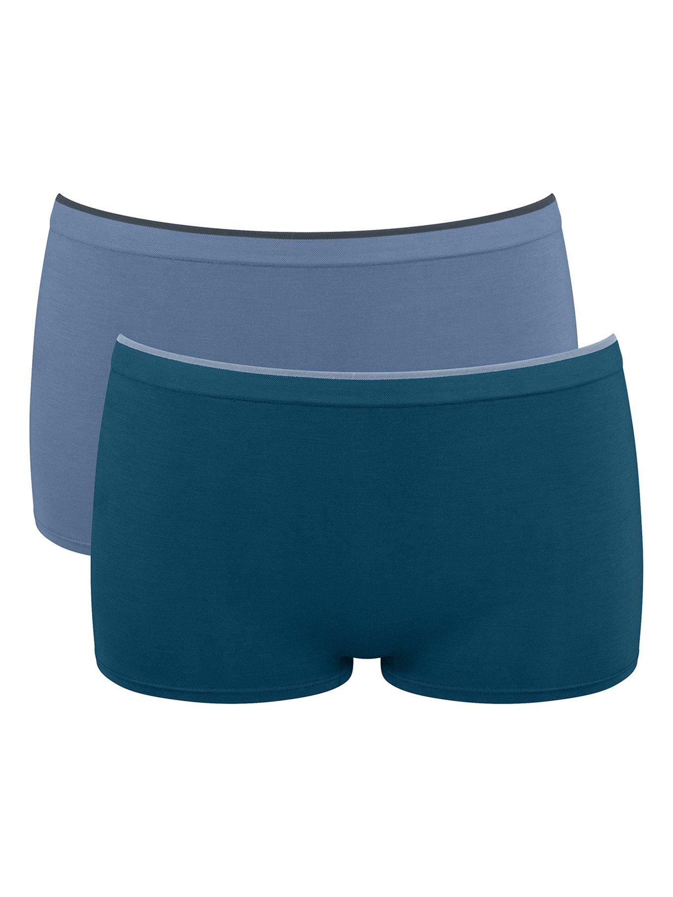 Image 1 of 3 of Sloggi Go Sense 2 Pack Short Briefs - Blue Combo