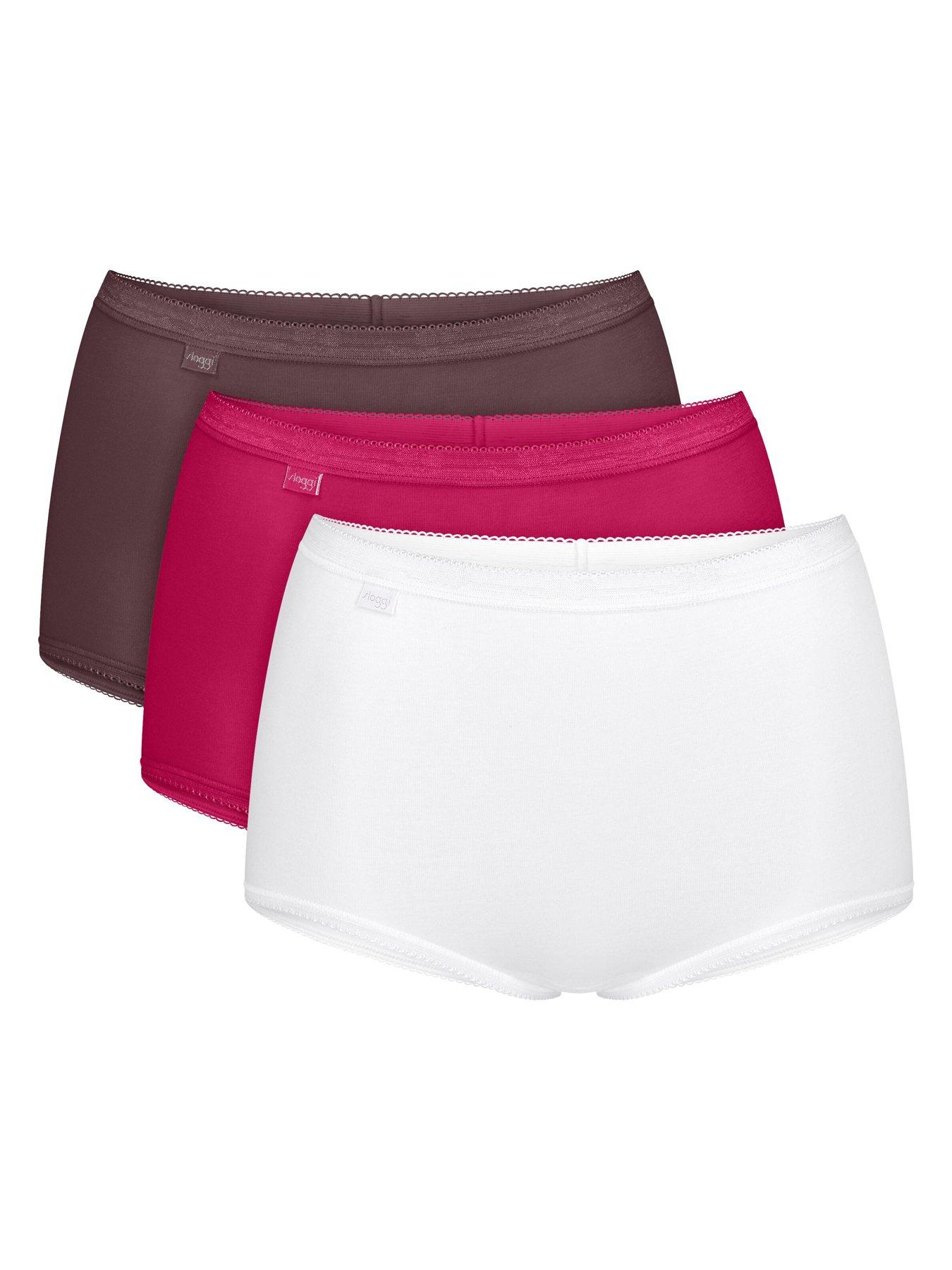 Sloggi Basic + Maxi 3 Pack Brief - Red Combo