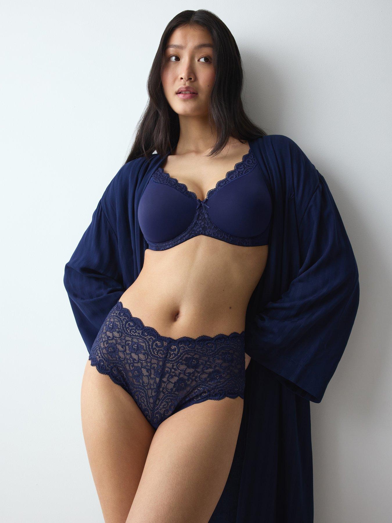 Triumph Amourette Maxi Brief, Navy, Size 14, Women
