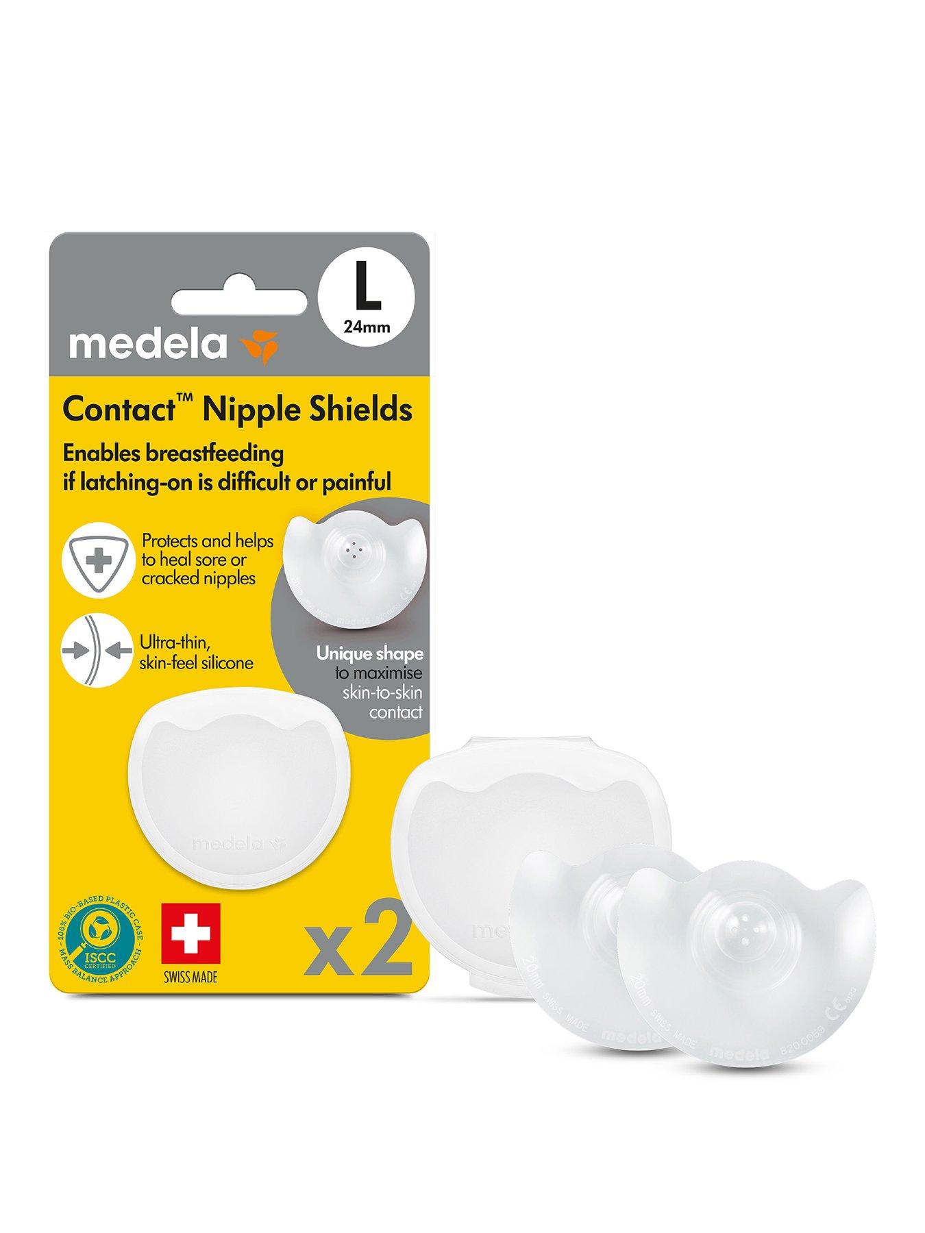 Medela Contact Nipple Shields Large (24mm) with Case (2 pack)
