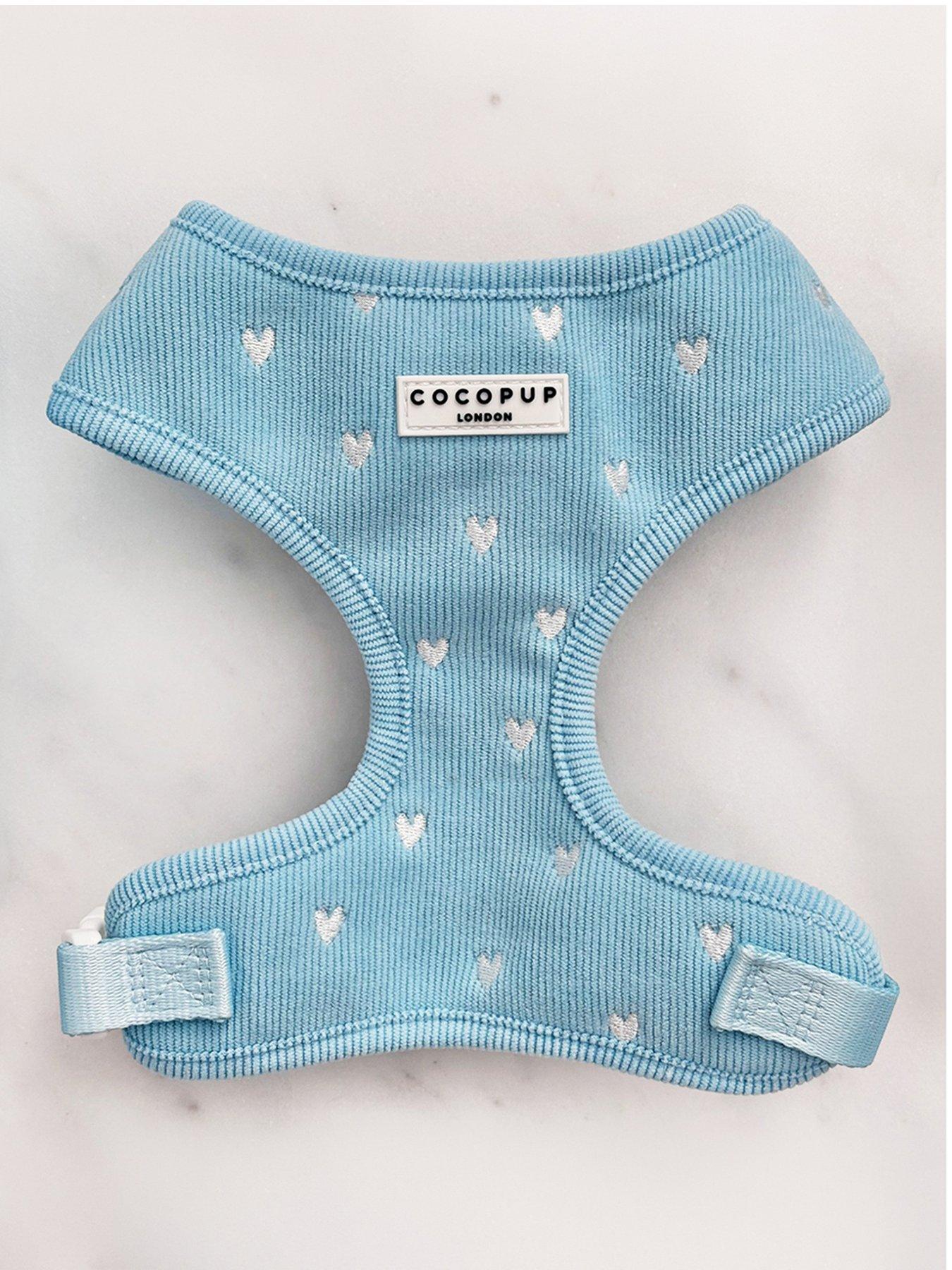 Image 2 of 3 of Cocopup Blue Heartstrings Cord Adjustable Neck Harness