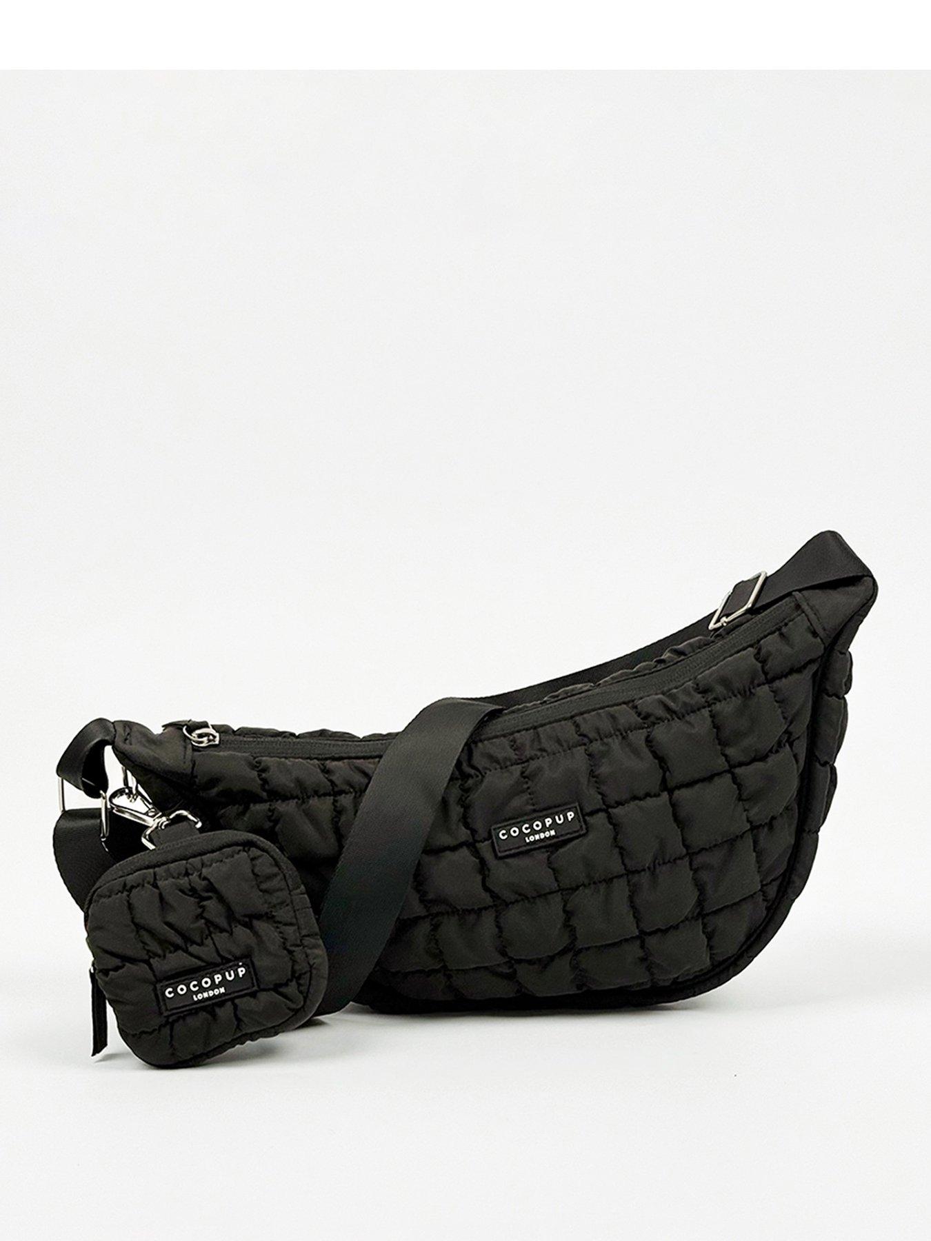 Cocopup Crossbody Crescent Dog Walking Bag-Onxy