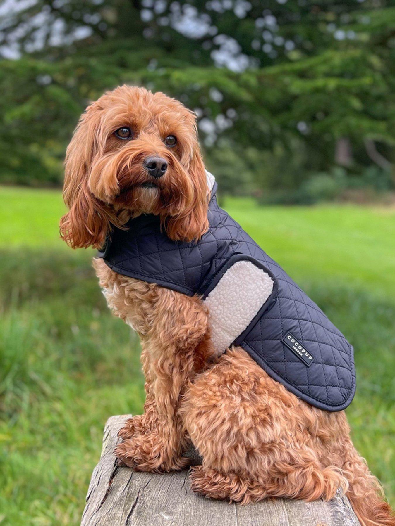 Cocopup Quilted Dog Coat- Midnight Black