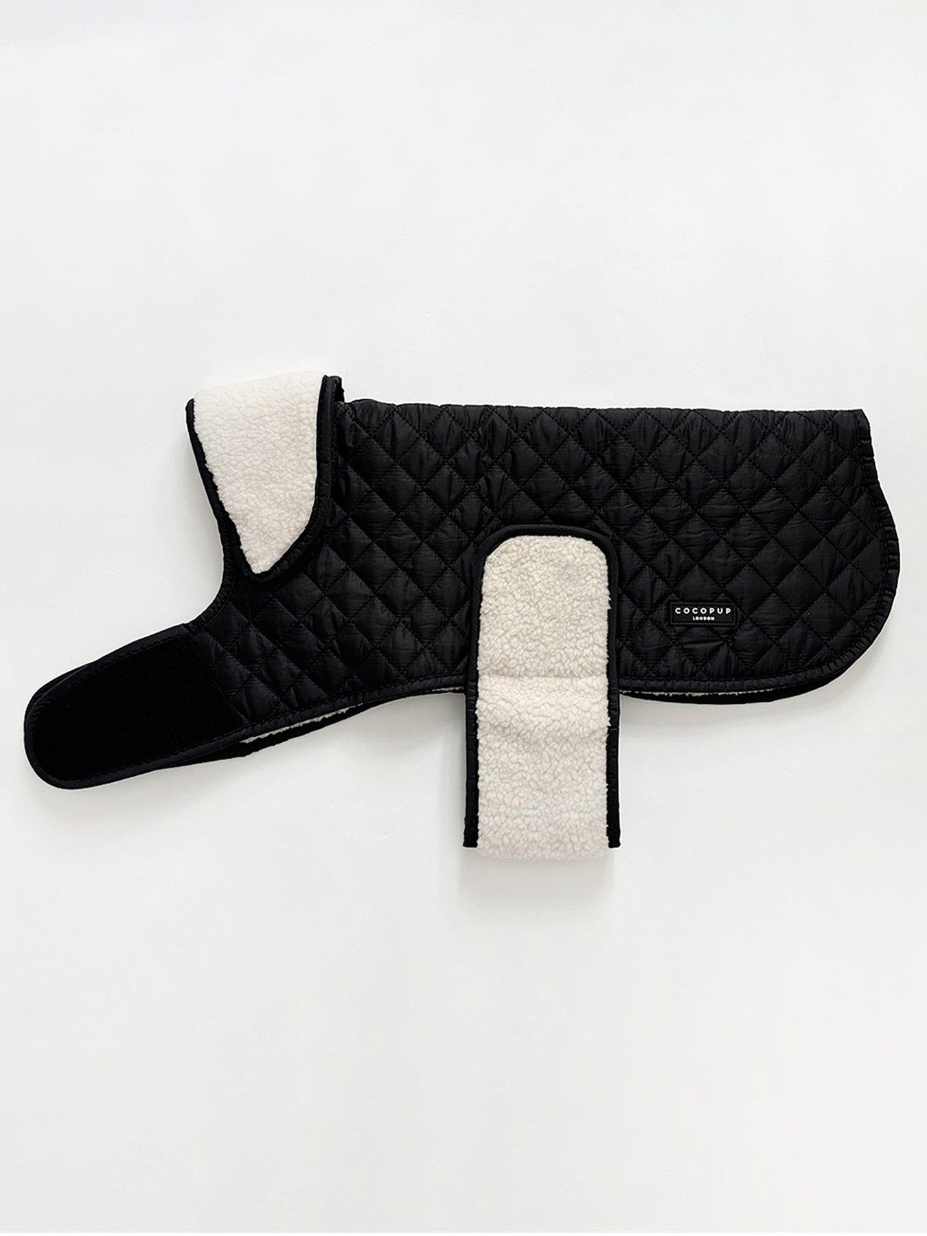 Image 2 of 3 of Cocopup Quilted Dog Coat- Midnight Black
