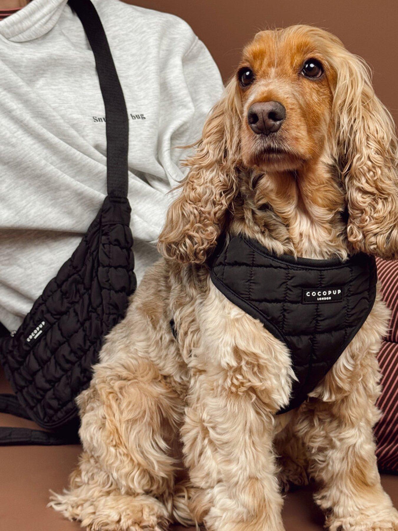 Image 1 of 3 of Cocopup Onyx Quilted Adjustable Neck Harness