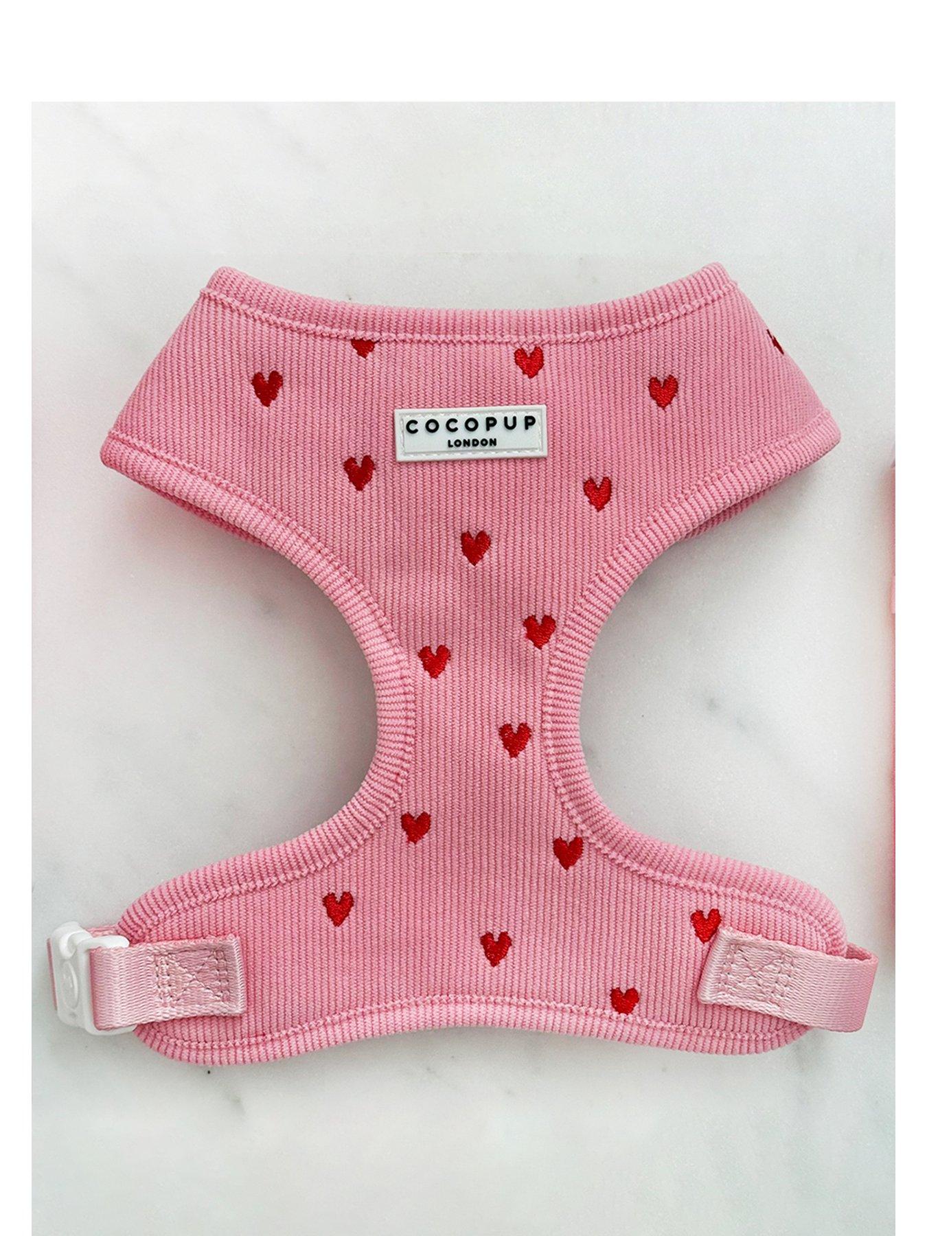 Image 1 of 3 of Cocopup Pink Heartstrings Cord Adjustable Neck Harness
