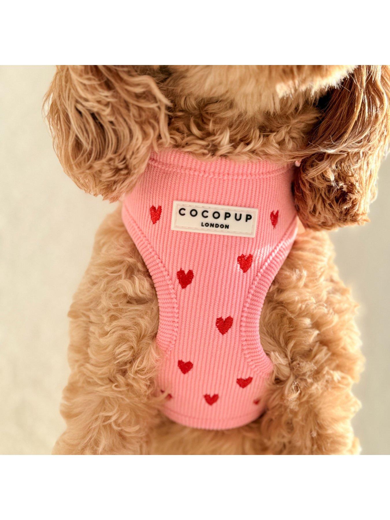 Image 3 of 3 of Cocopup Pink Heartstrings Cord Adjustable Neck Harness