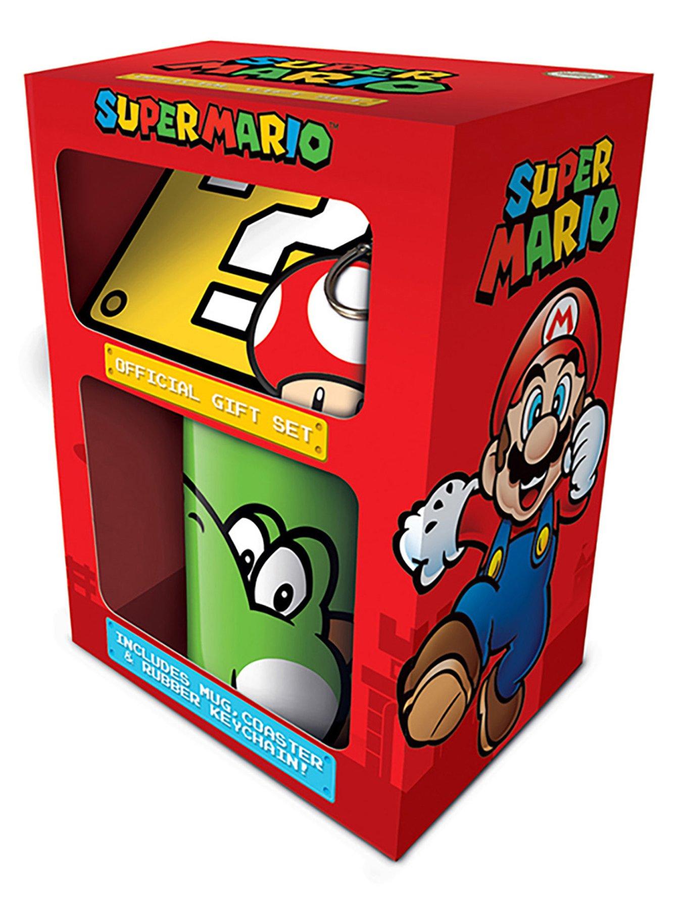 Image 1 of 4 of Super Mario (yoshi) Gift Set (mug, Coaster &amp; Keychain)