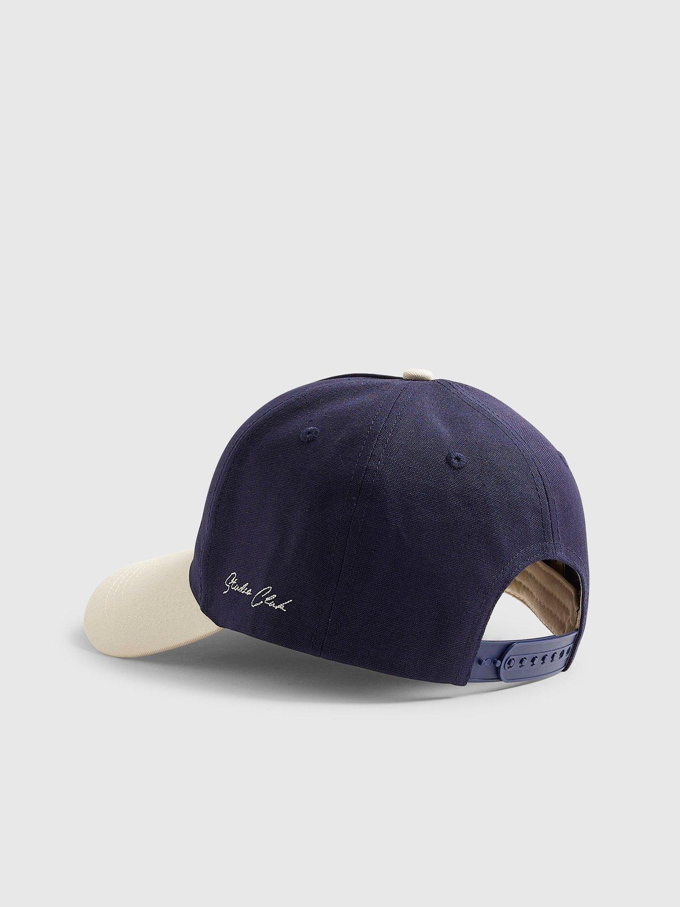 Image 3 of 5 of River Island Ame Saint Baseball Cap - Navy