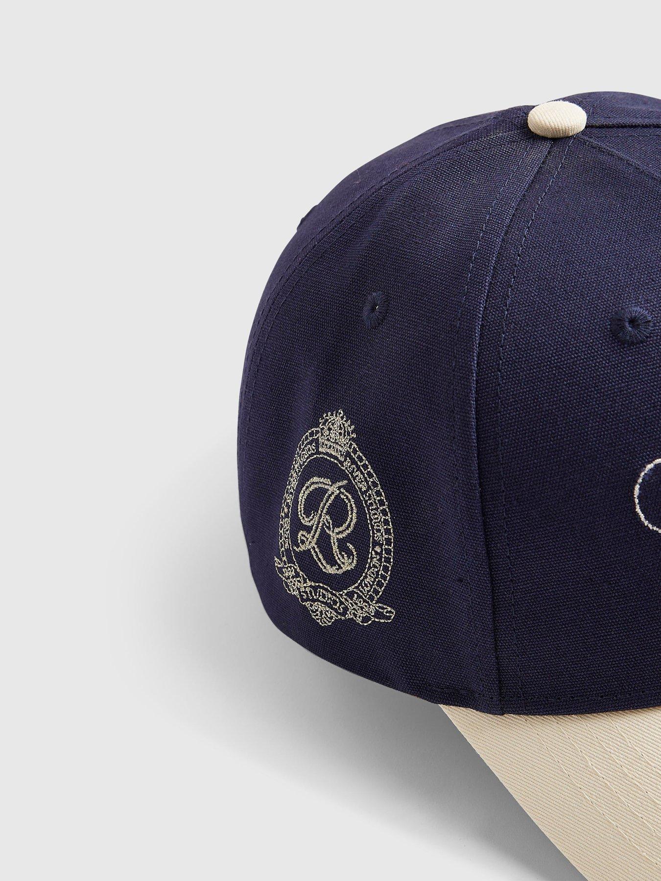 Image 4 of 5 of River Island Ame Saint Baseball Cap - Navy