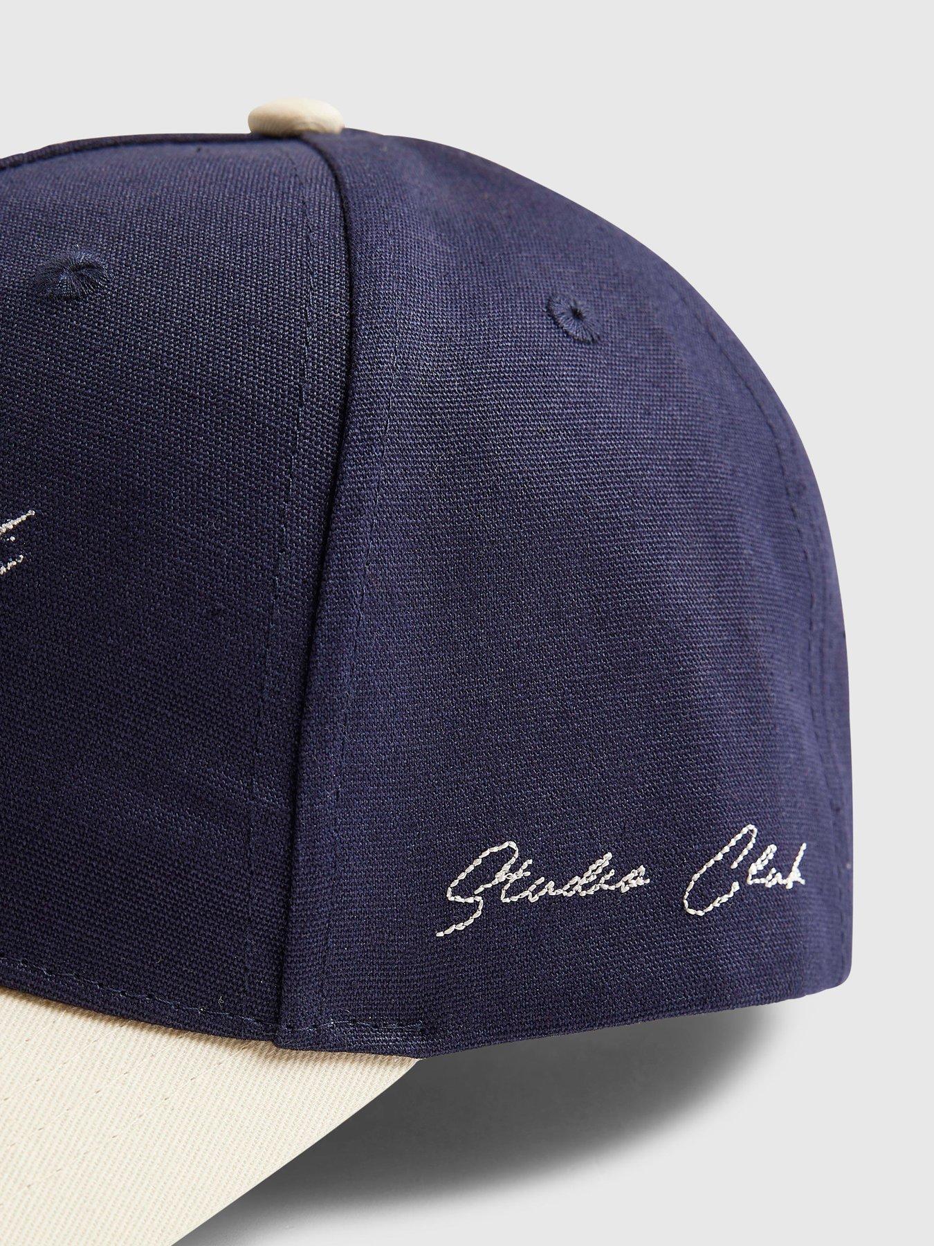 Image 5 of 5 of River Island Ame Saint Baseball Cap - Navy