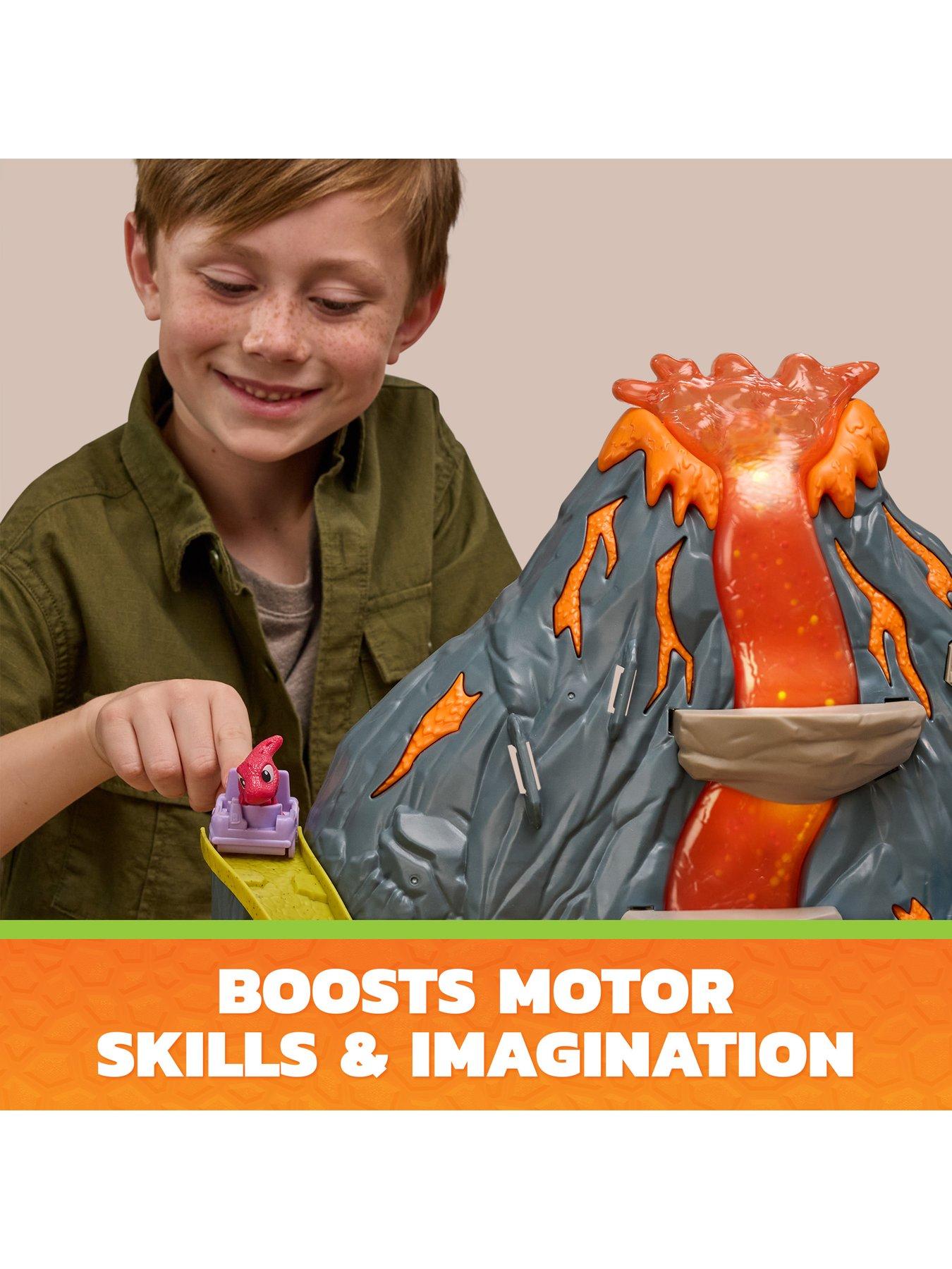 Image 6 of 8 of Paw Patrol DINO MOVIE - Super Lava Blast Volcano Playset