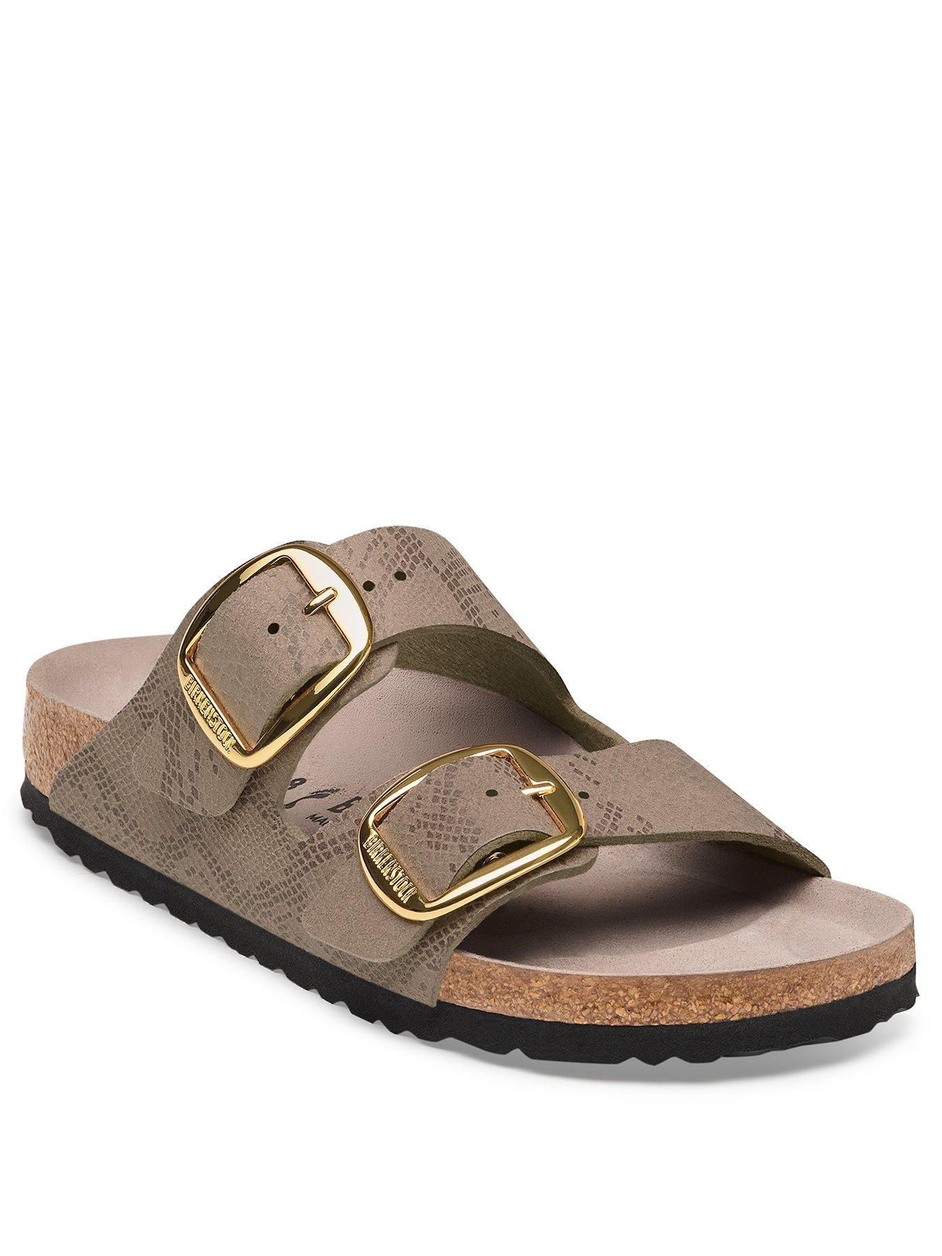 Image 2 of 3 of Birkenstock Womens Arizona Big Buckle Synthetics Sandal - Gray Taupe