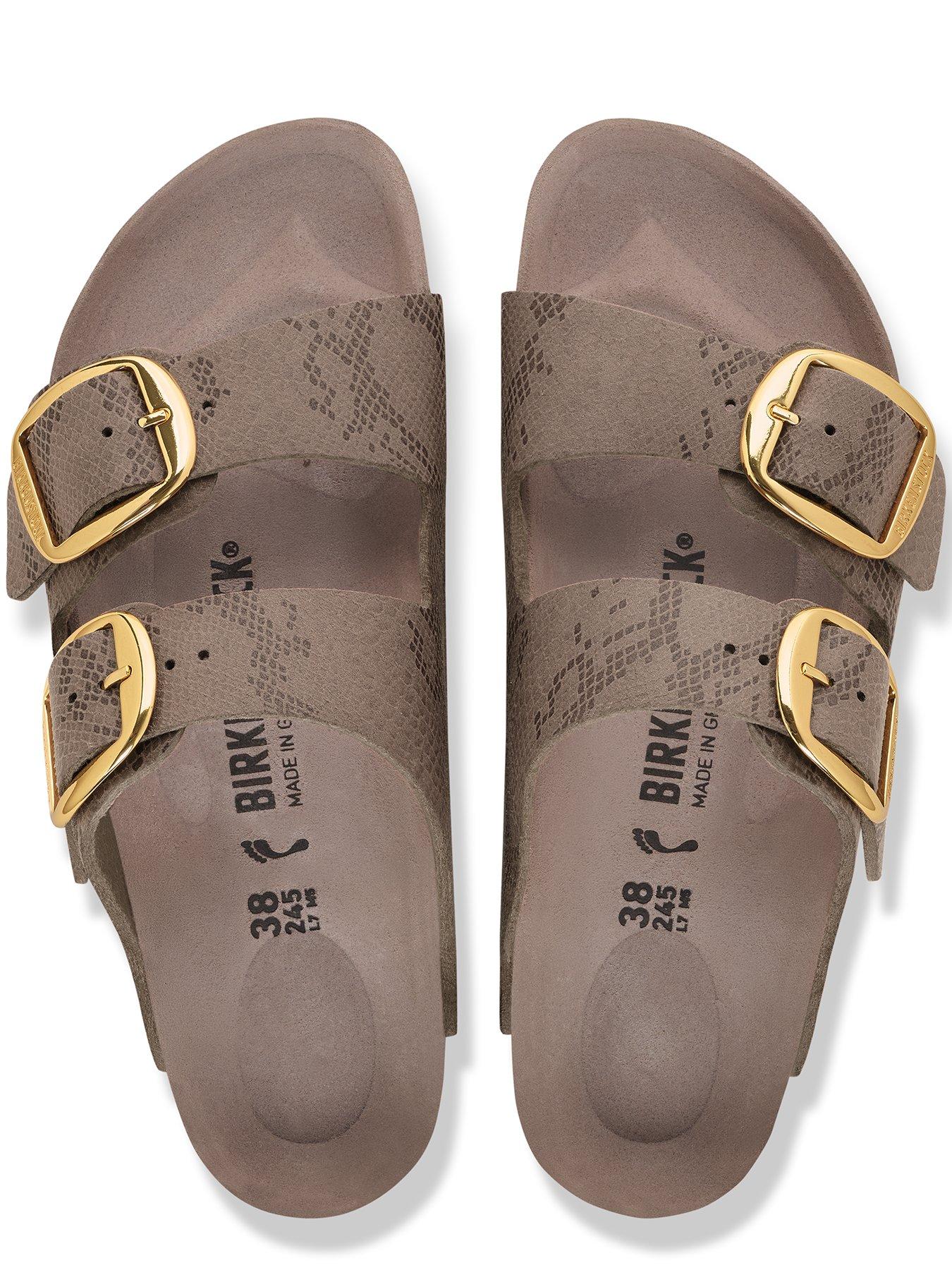 Image 3 of 3 of Birkenstock Womens Arizona Big Buckle Synthetics Sandal - Gray Taupe