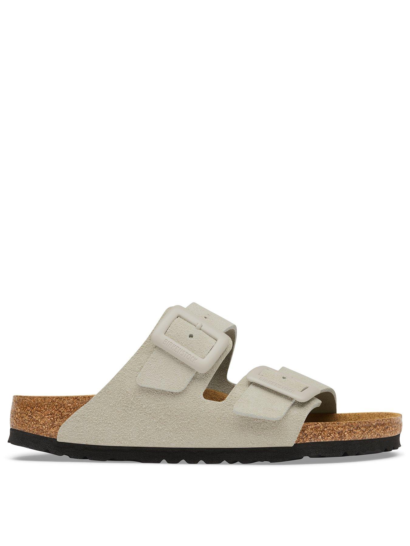 Image 2 of 3 of Birkenstock Arizona Suede Sandals - Grey