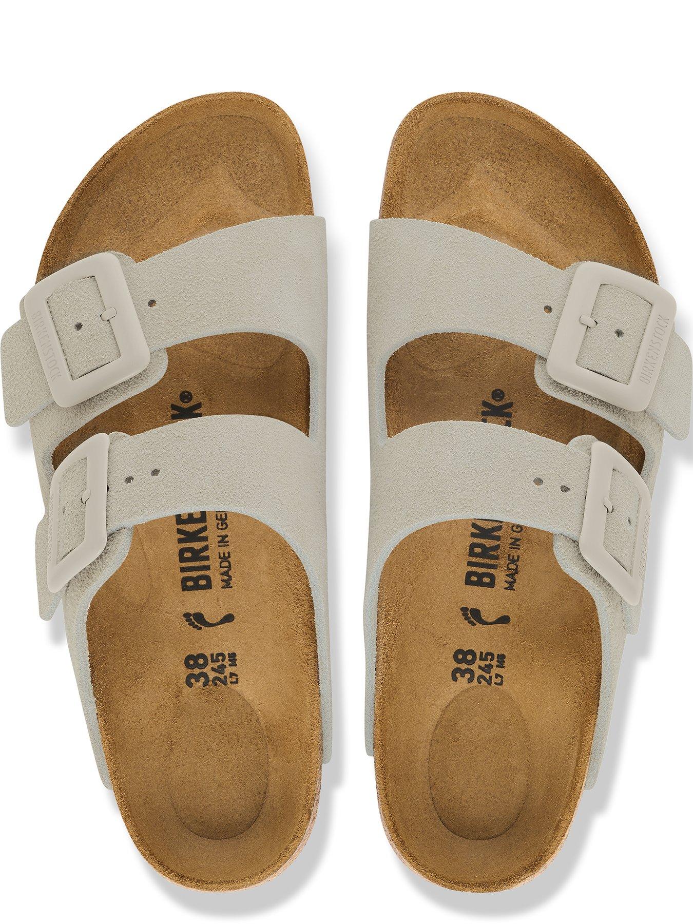 Image 3 of 3 of Birkenstock Arizona Suede Sandals - Grey