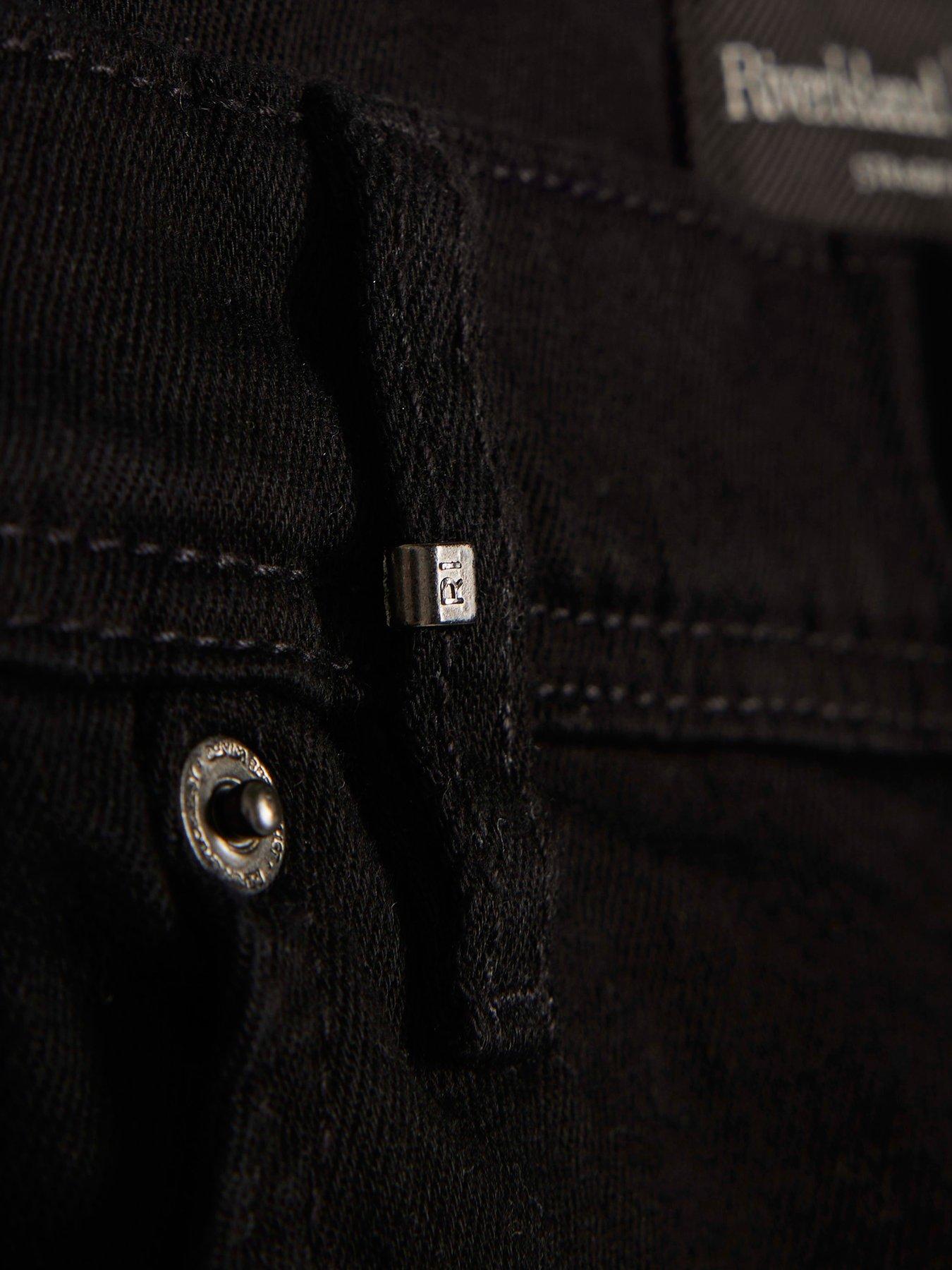 Image 6 of 6 of River Island Straight Jeans - Black