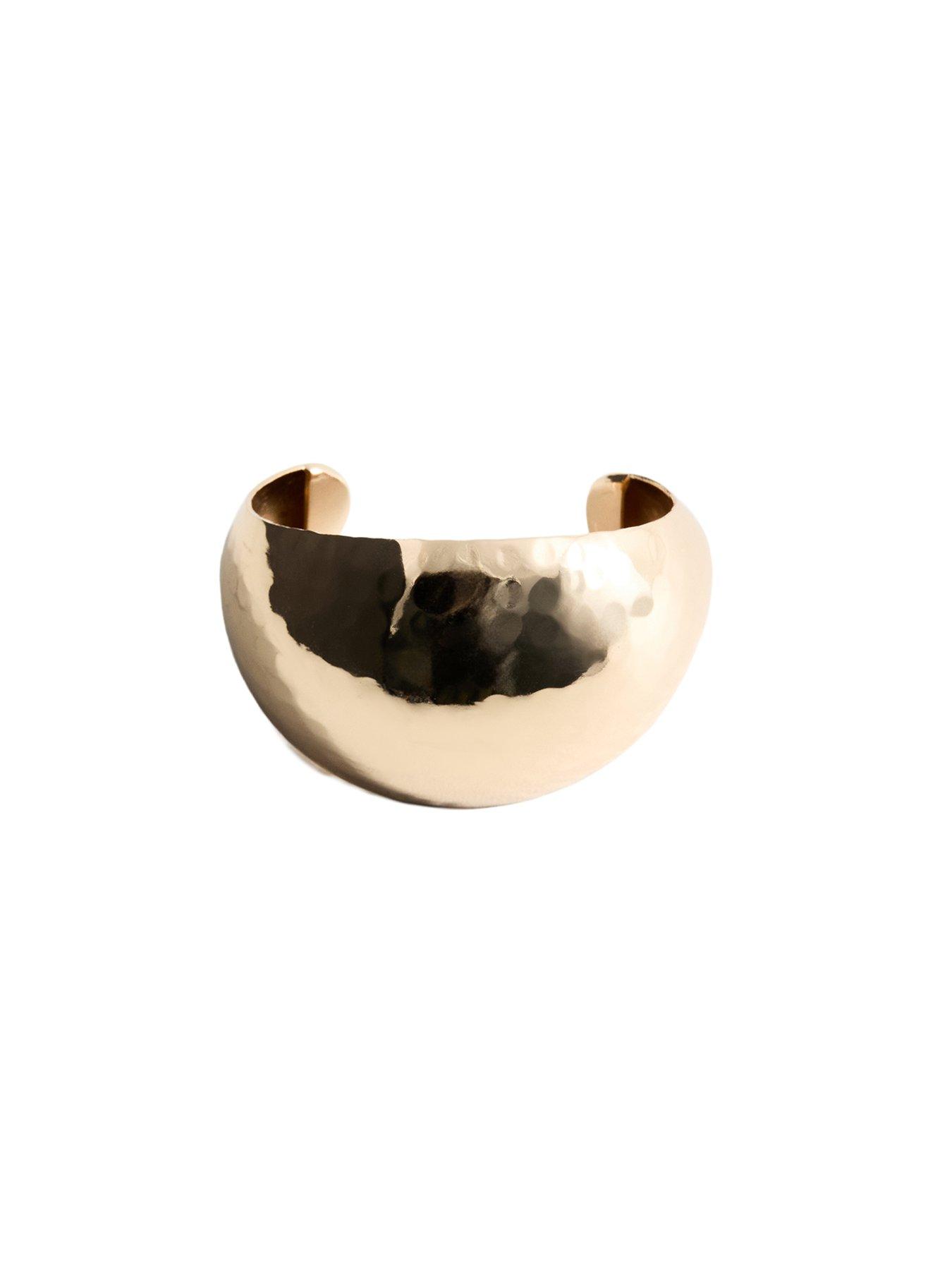 Image 2 of 5 of Mango Metallic Volume Bracelet - Gold
