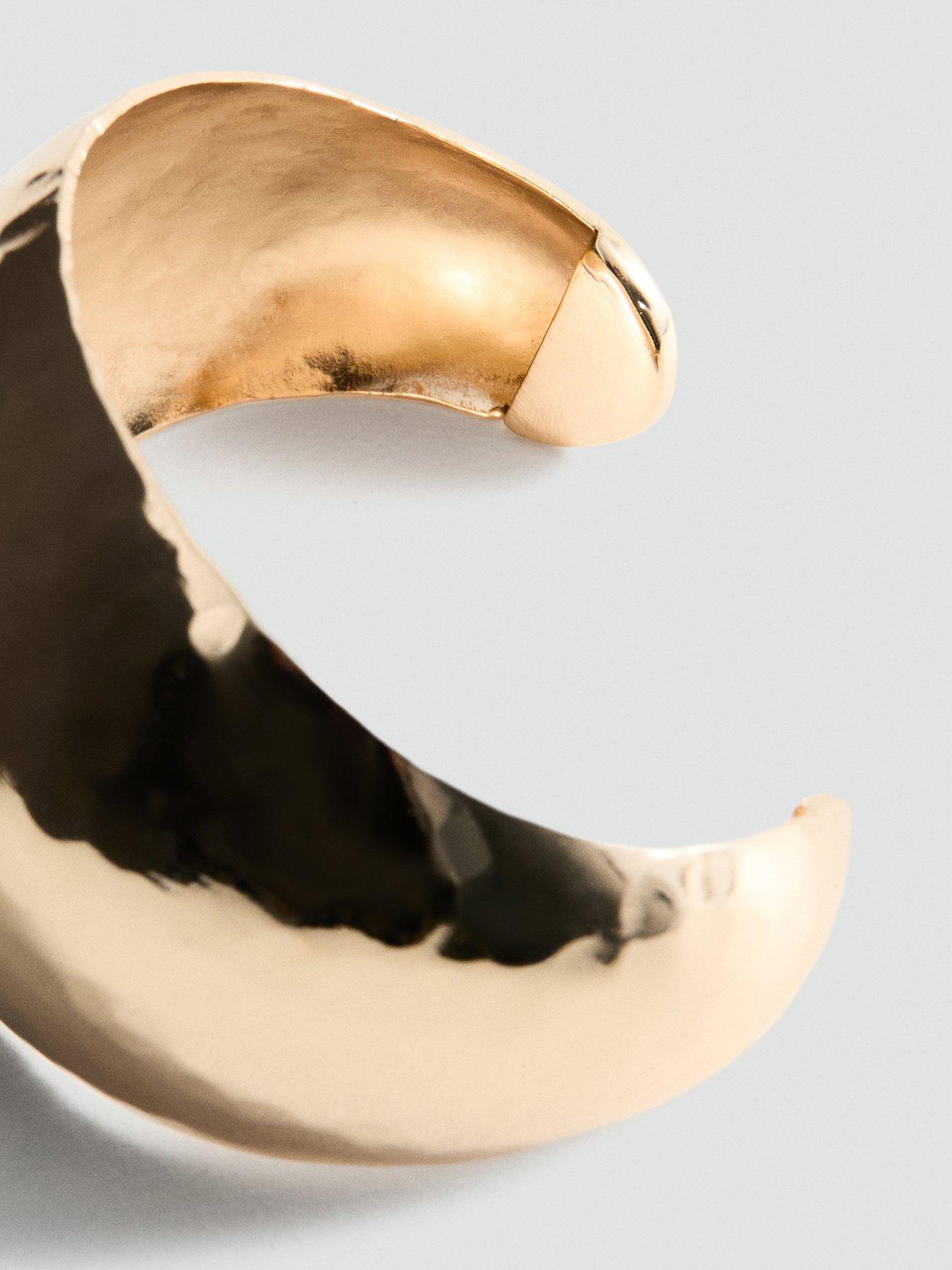 Image 4 of 5 of Mango Metallic Volume Bracelet - Gold